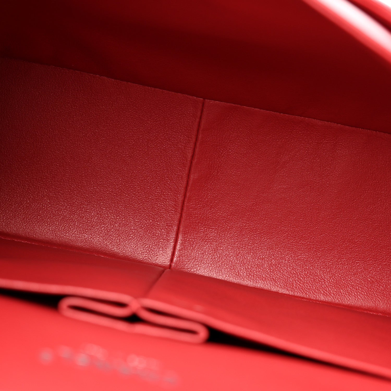 Caviar Quilted Maxi Double Flap Dark Red