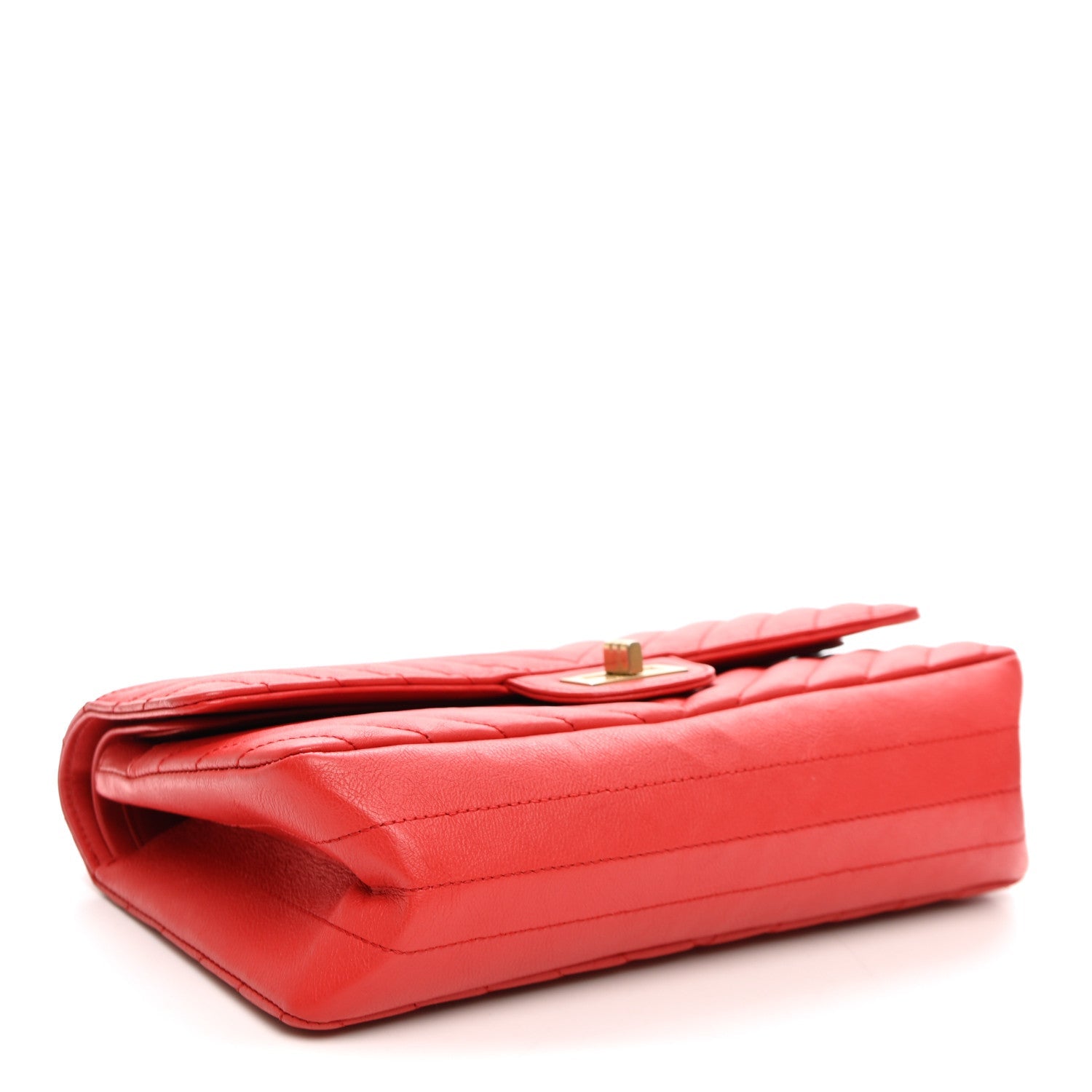 Sheepskin Chevron Quilted 2.55 Reissue 225 Flap Red