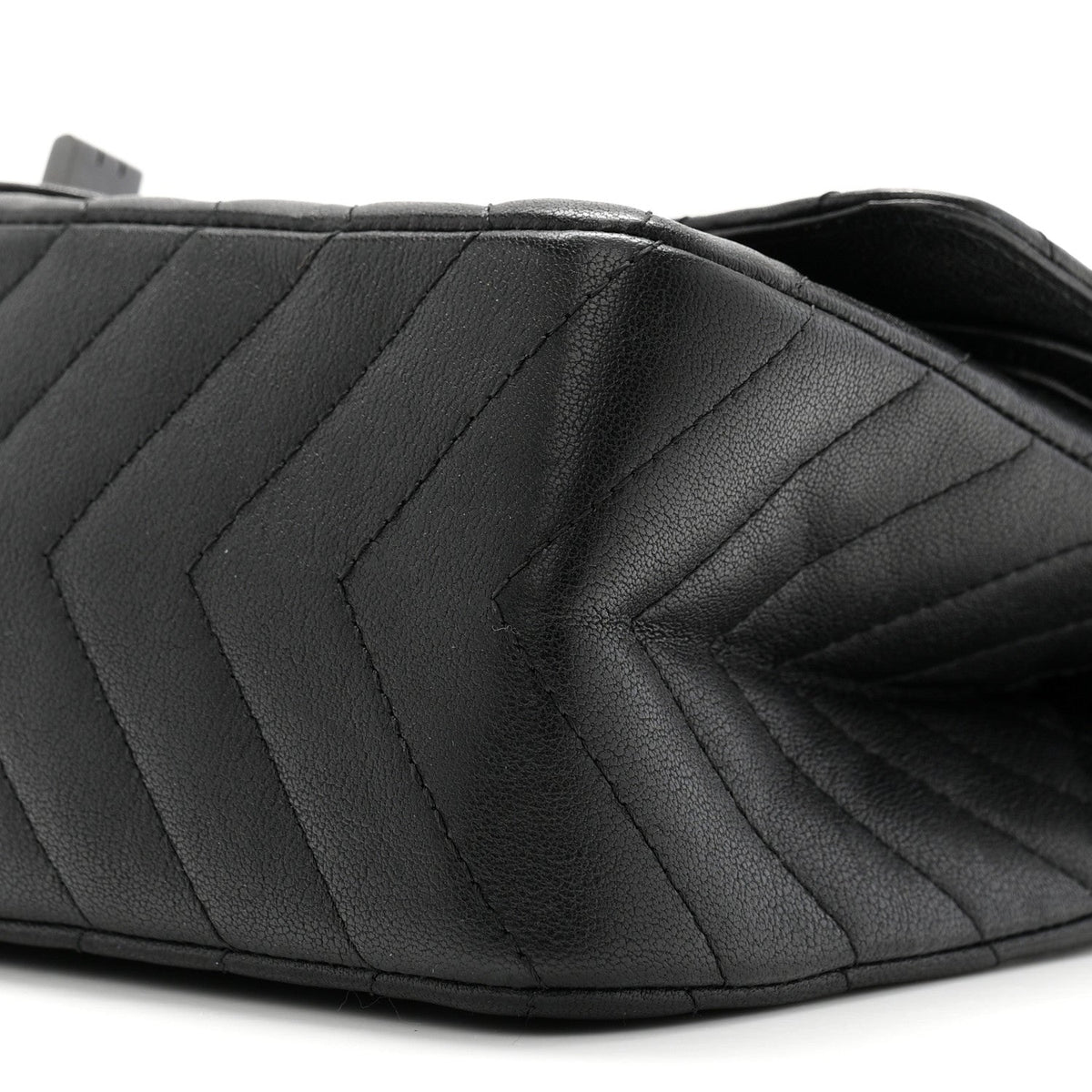 Sheepskin Chevron Quilted 2.55 Reissue 225 Double Flap So Black
