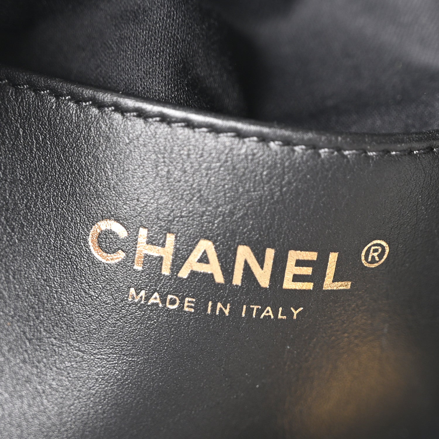 Washed Denim Quilted Medium Chanel 25 Handbag Black