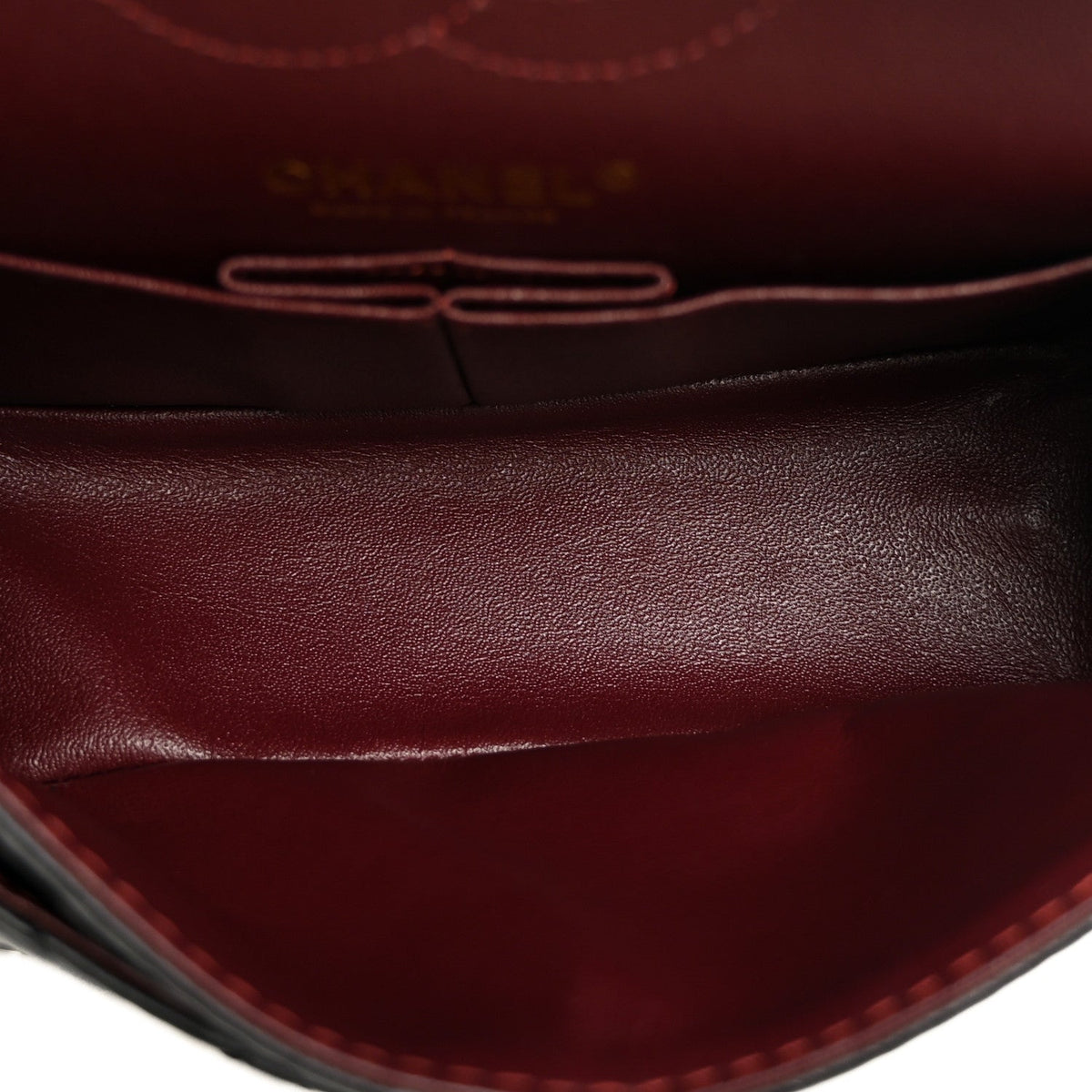 Aged Calfskin Lucky Charms 2.55 Reissue 224 Flap Black