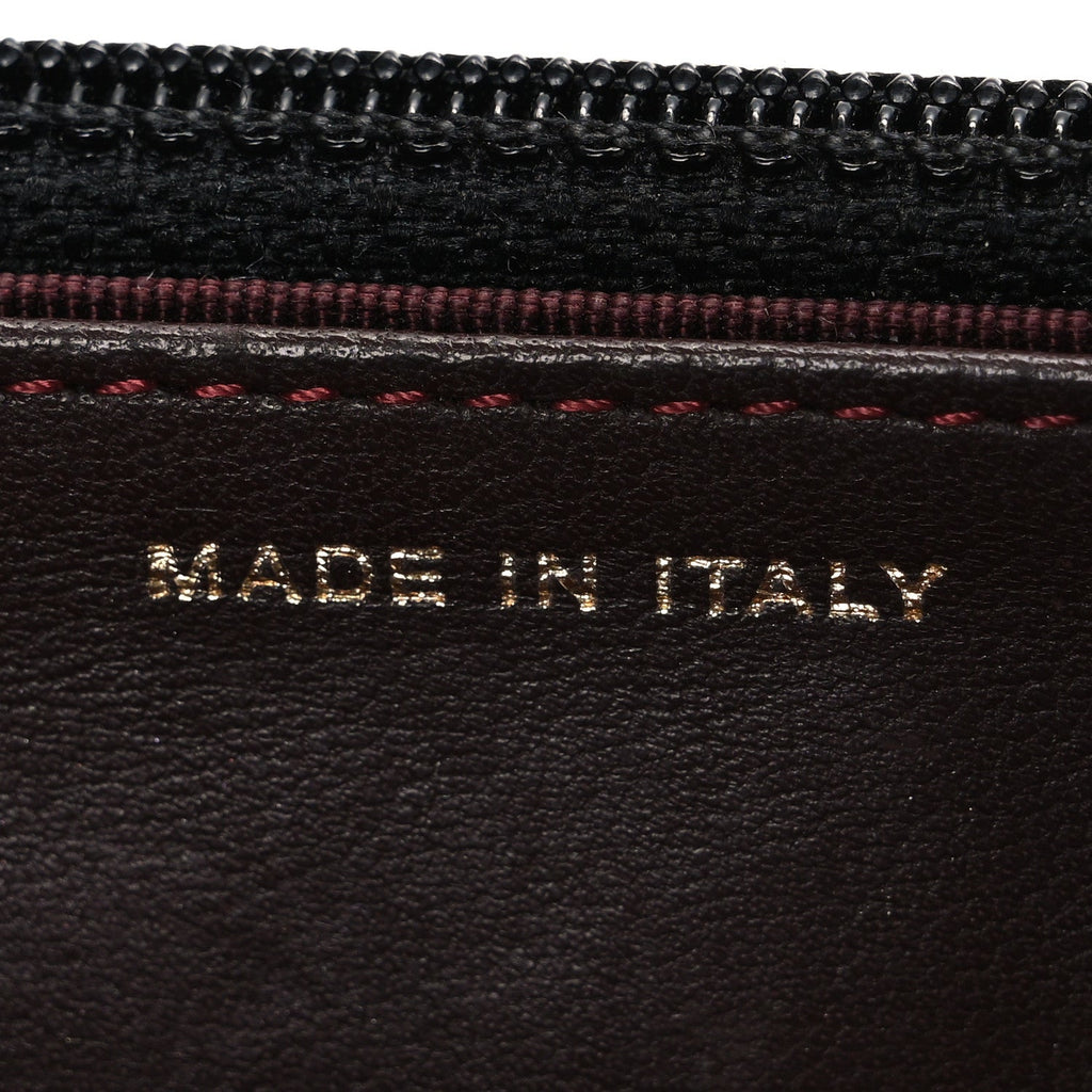 Lambskin Quilted Wallet On Chain WOC Black