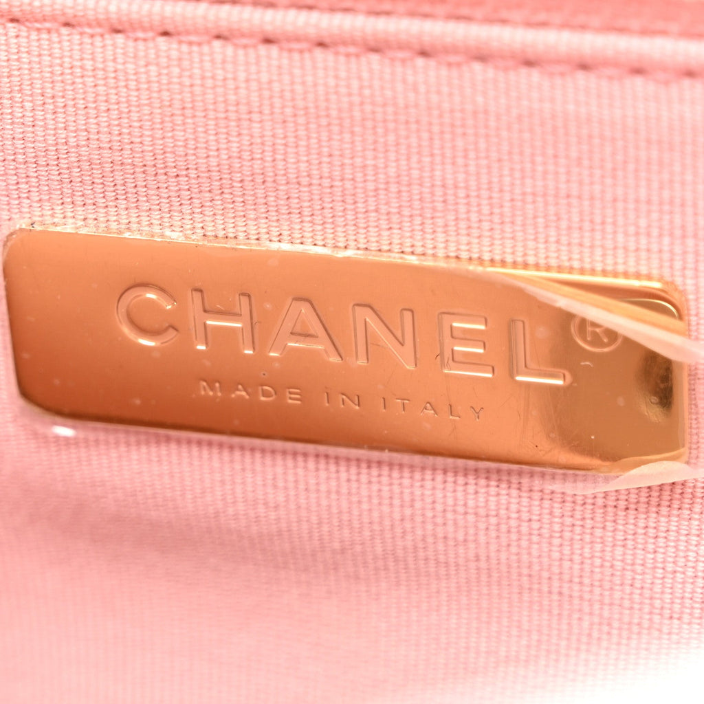 Lambskin Quilted Medium Chanel 19 Flap Light Pink