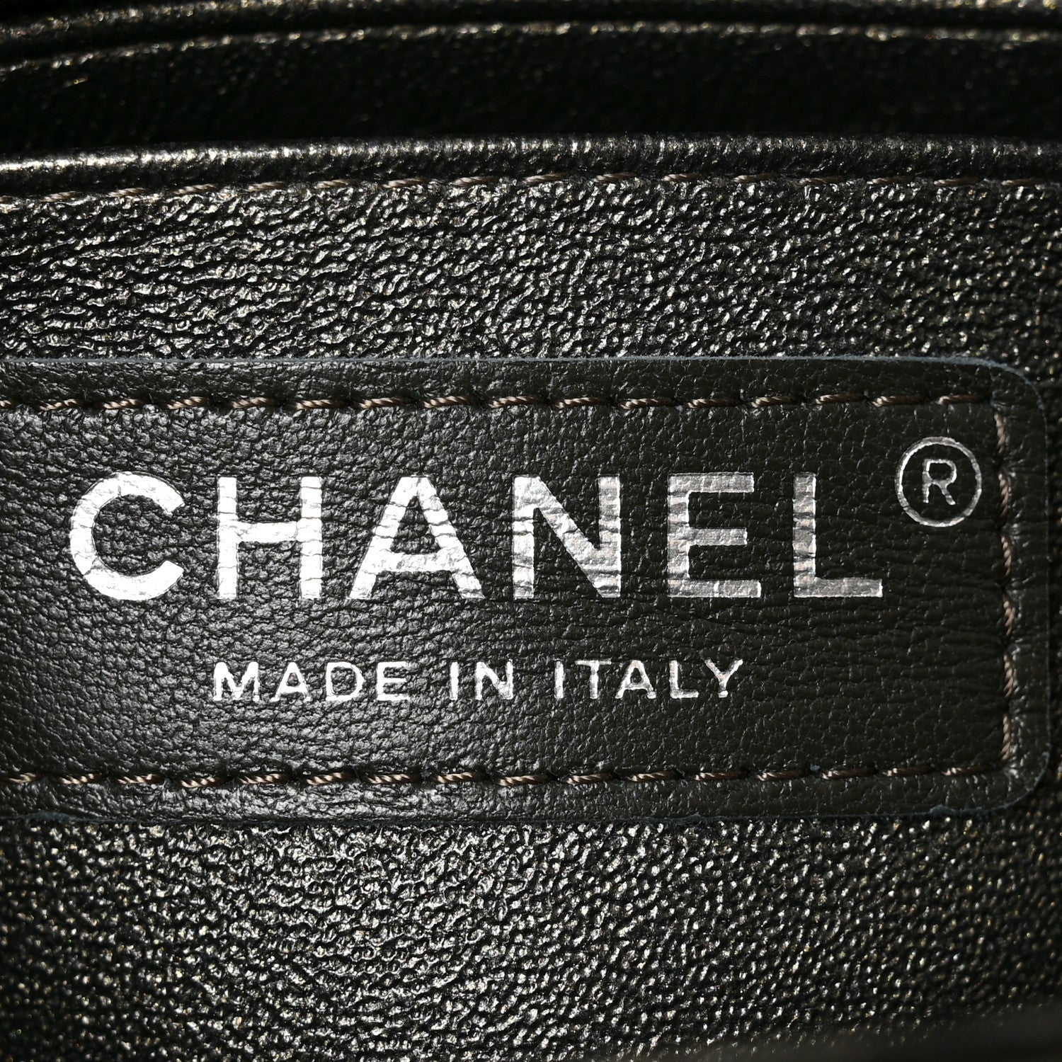 Caviar Quilted Mini Square Flap Dark Charcoal