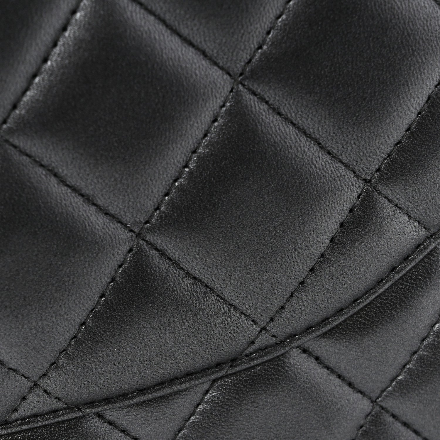 Metallic Lambskin Quilted Maxi Double Flap Pewter