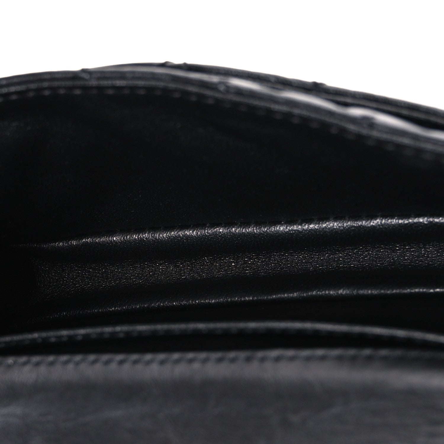 Aged Calfskin Quilted 2.55 Reissue Flap Belt Bag Clutch Black