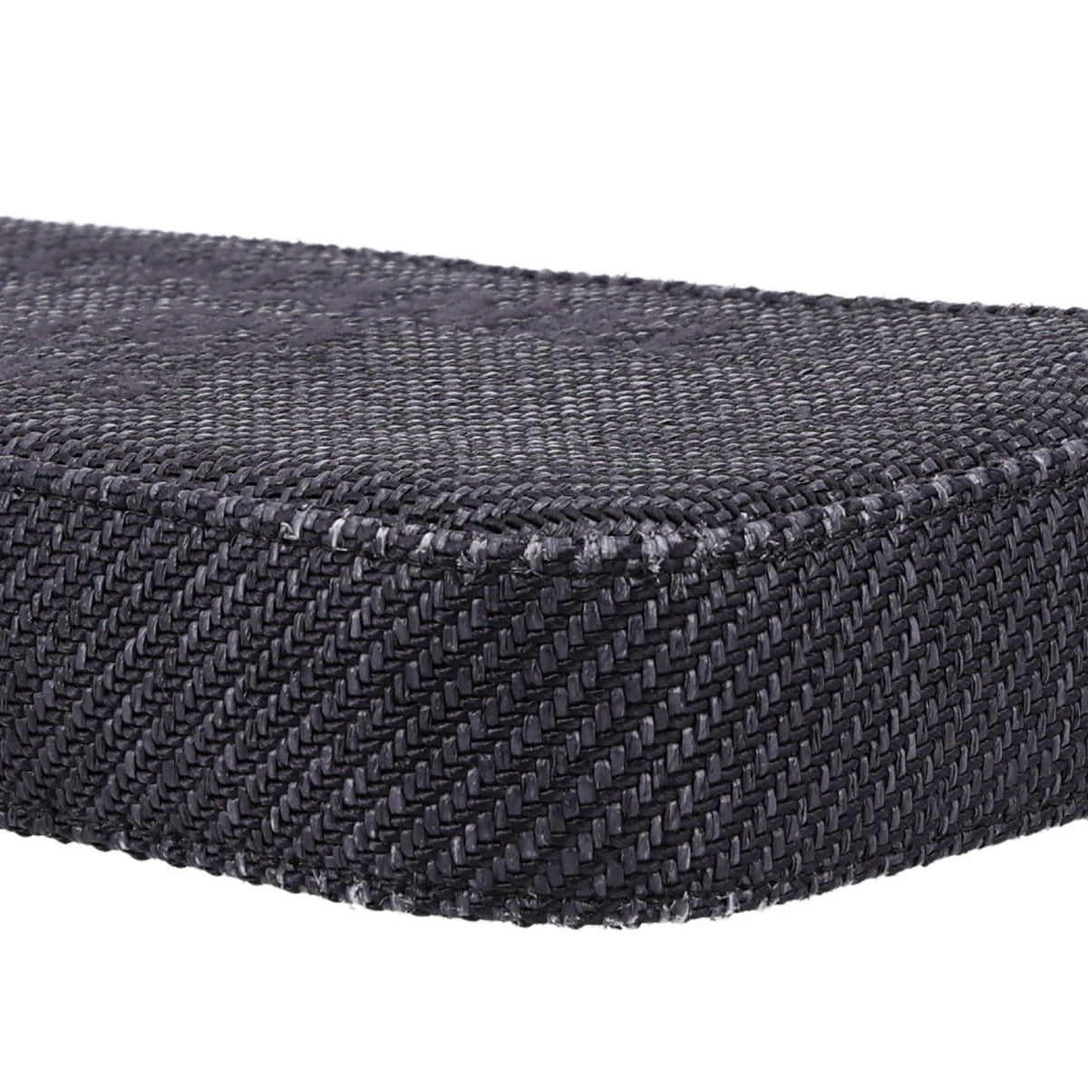 Lurex Straw Small Deauville Clutch With Chain Black