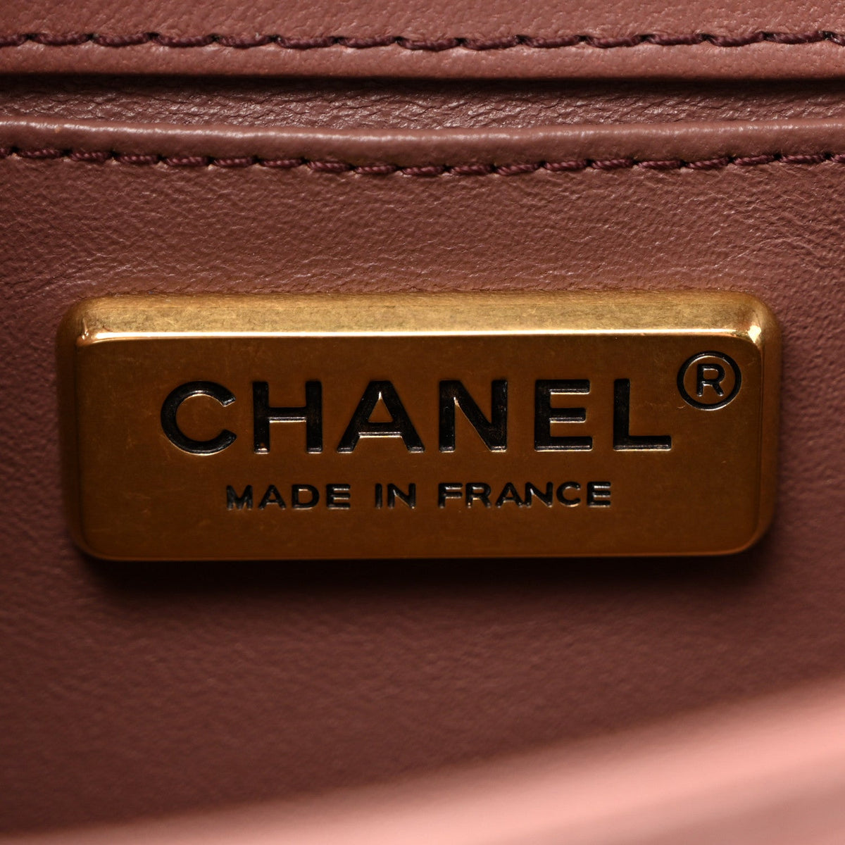 Snakeskin Calfskin Medium Chain Around Top Handle Boy Flap Mauve