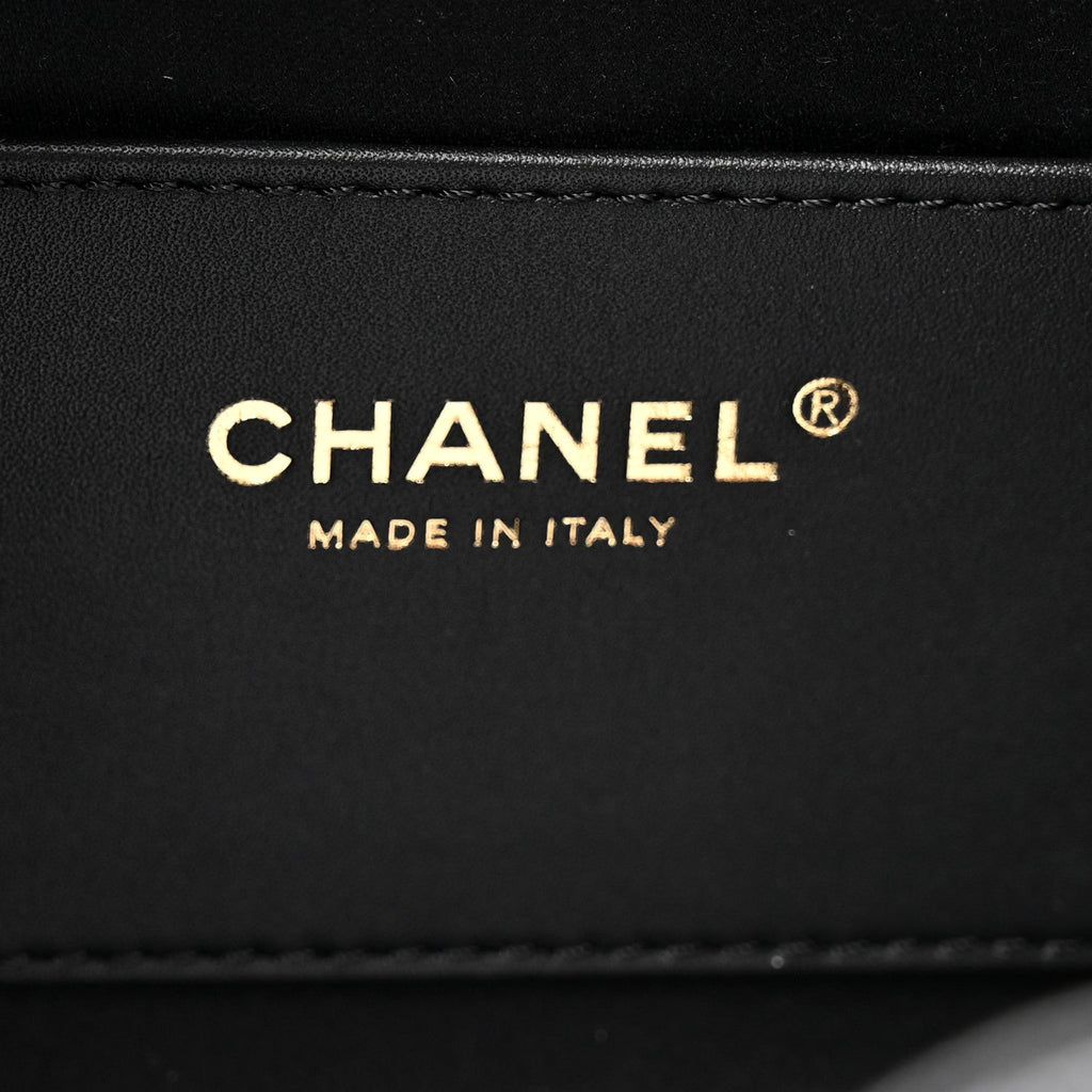 Caviar Quilted Mini Chanel 25 Handbag Black
