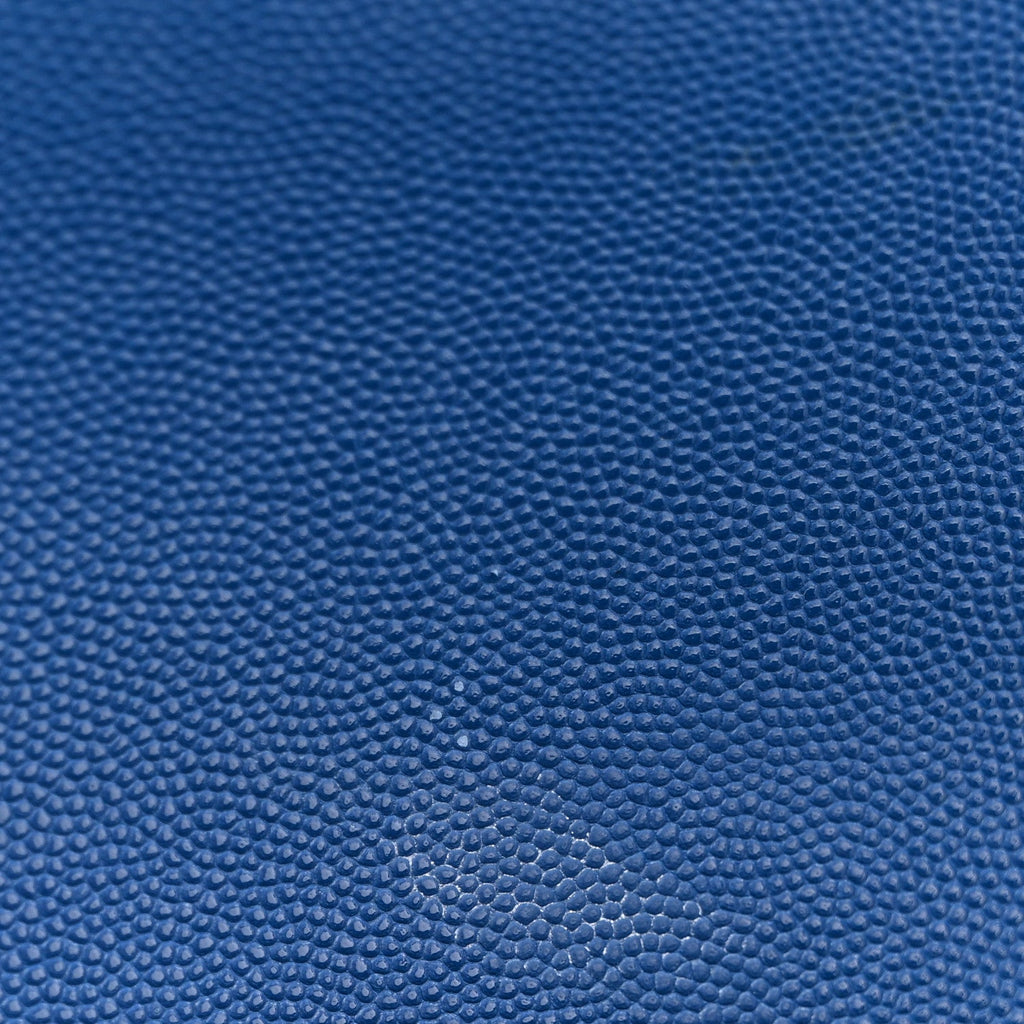 Caviar Quilted Small Boy Flap Dark Blue