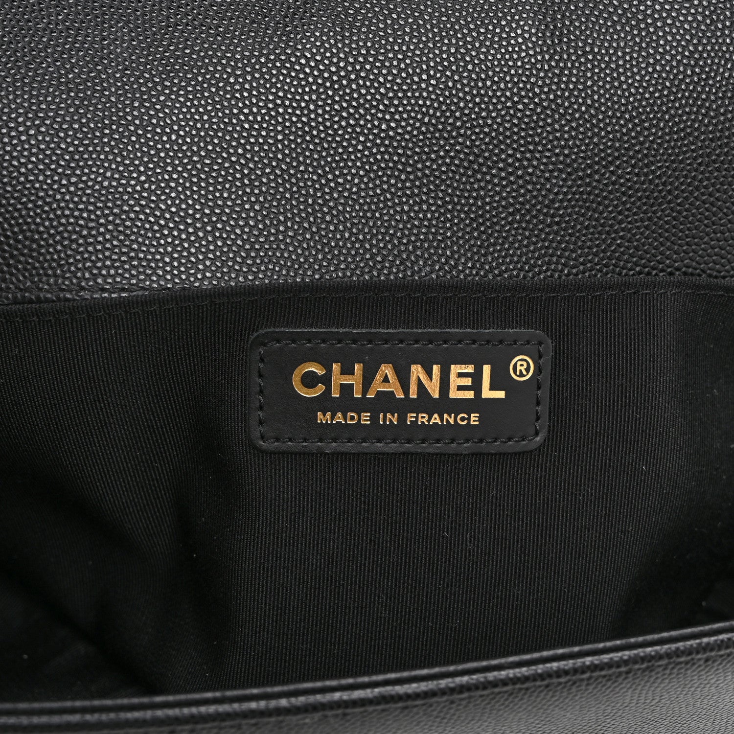 Caviar Quilted Medium Boy Flap Black