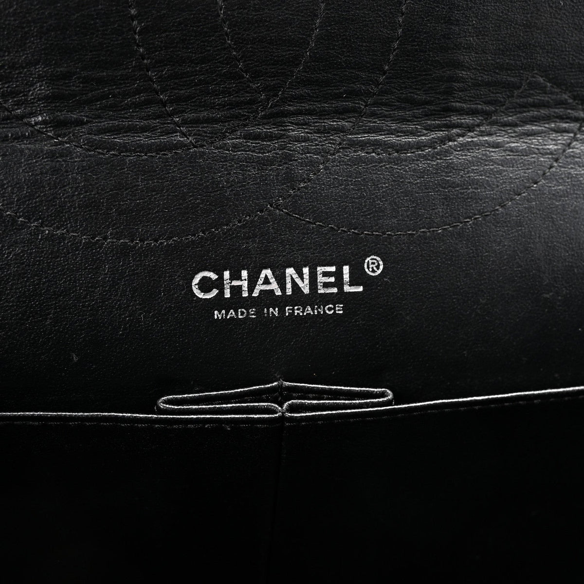 Aged Calfskin Quilted 2.55 Reissue 227 Flap Black