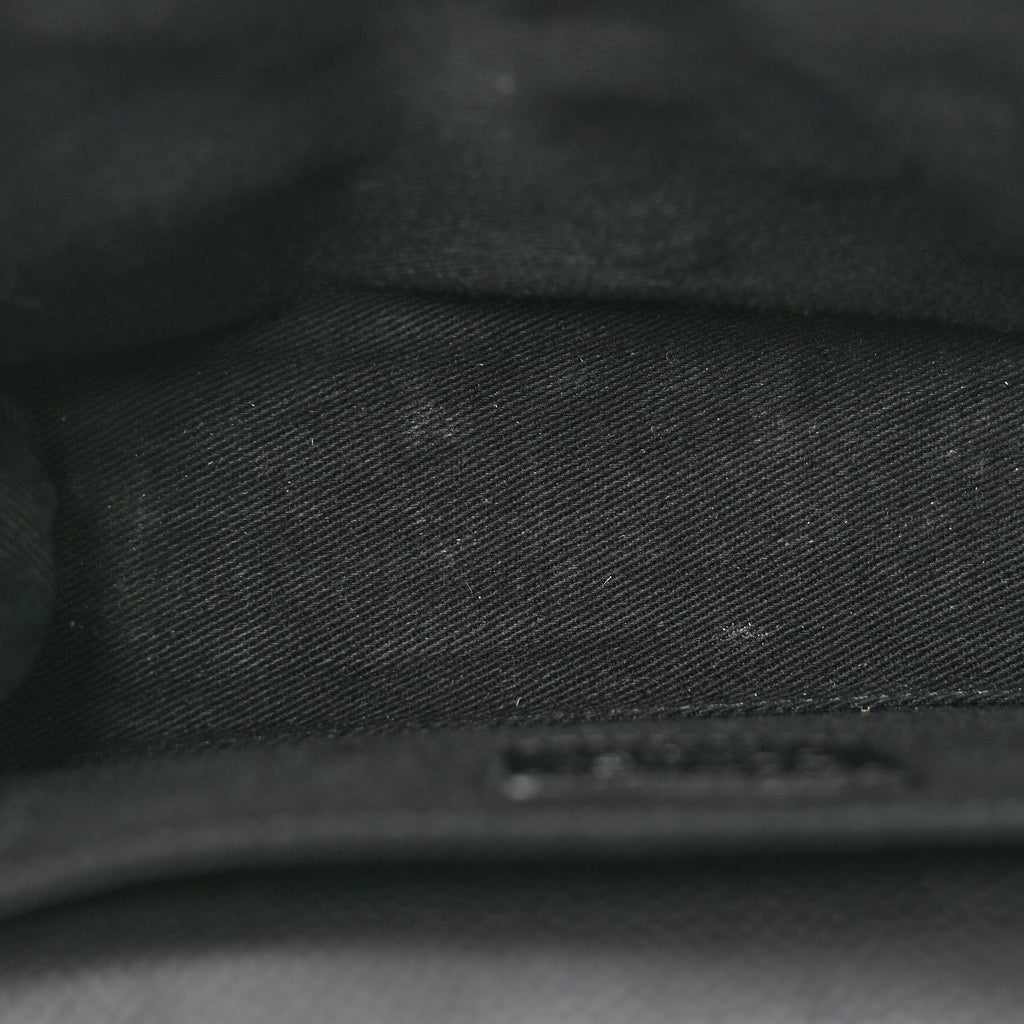 Grained Calfskin Quilted 2.55 Reissue Flap Belt Bag Clutch Black