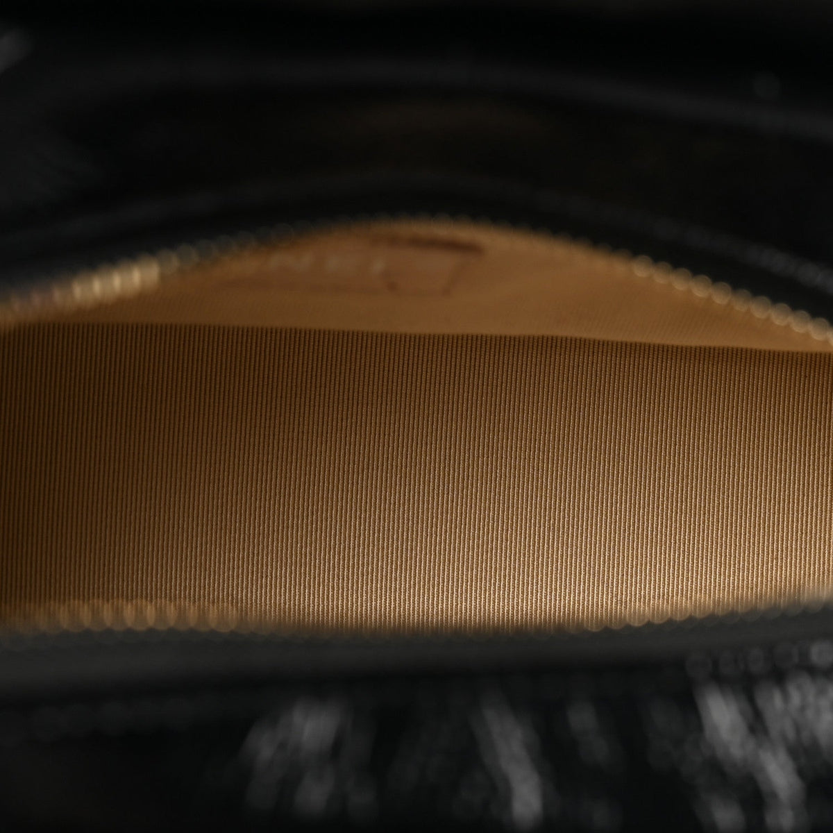 Rattan Calfskin Small Gabrielle Hobo Beige Black