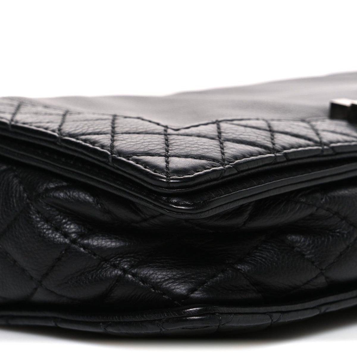 Calfskin New Medium Boy Reverso Flap Black