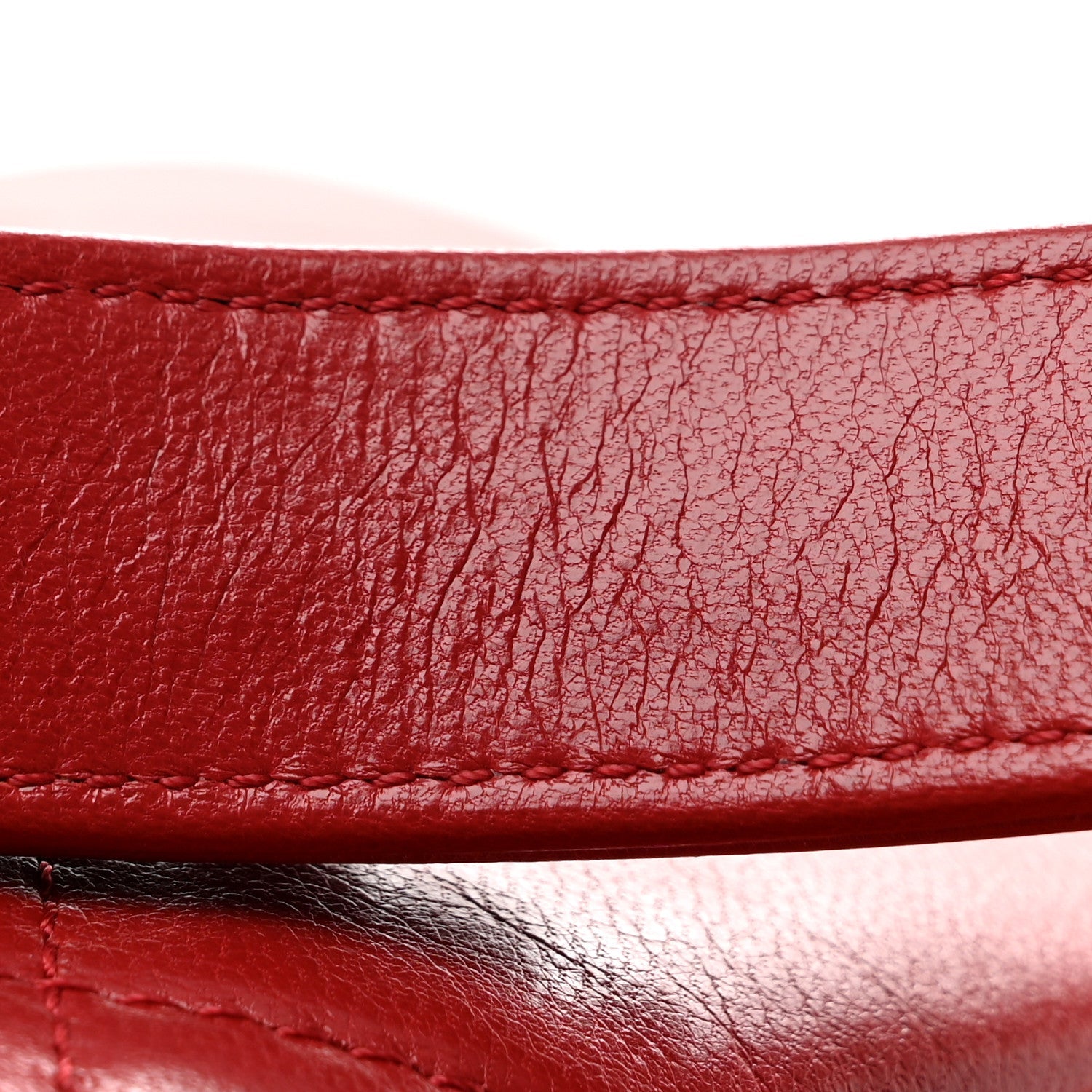 Goatskin Quilted Medium Chanel 19 Flap Red