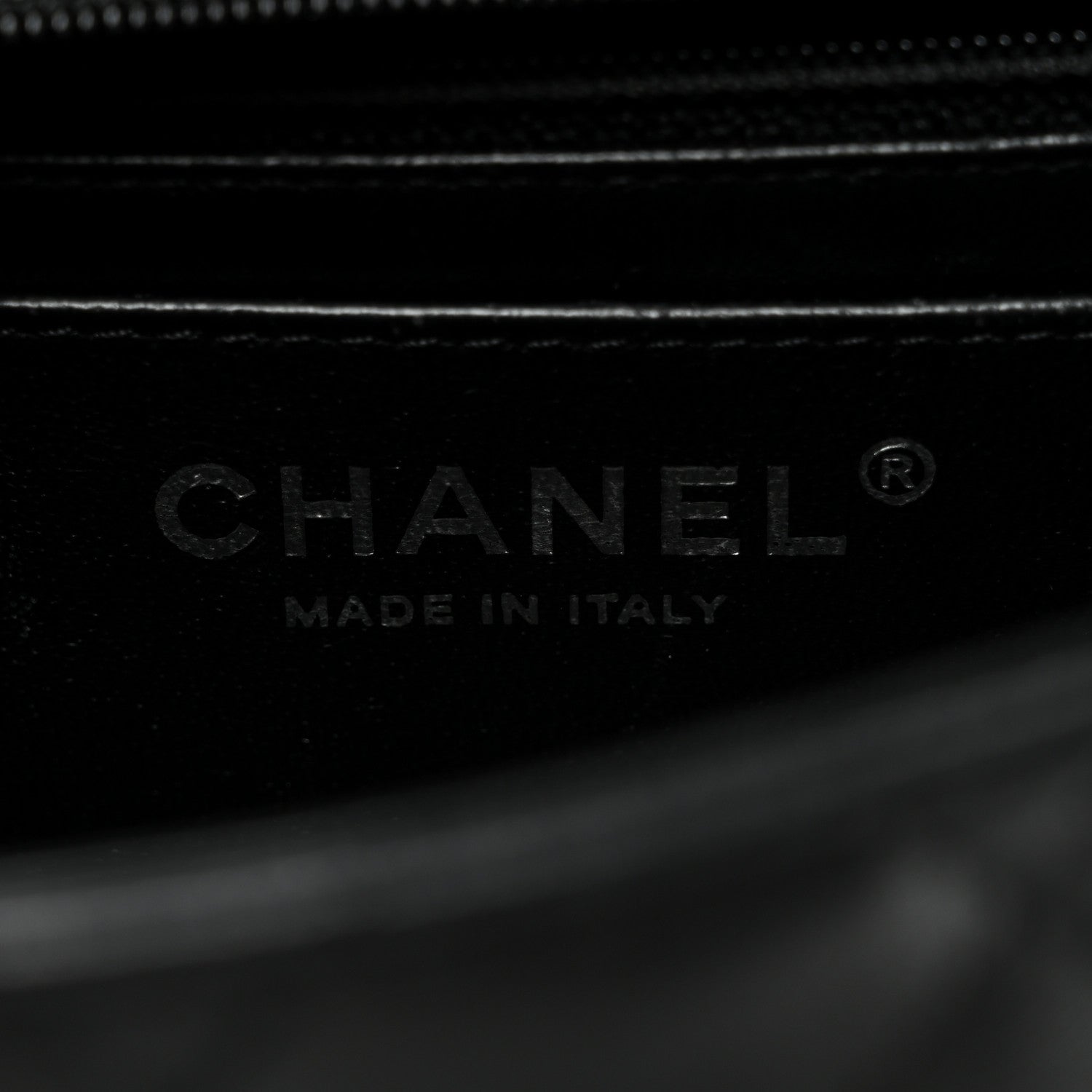 Lambskin Quilted Mini Square Flap Black