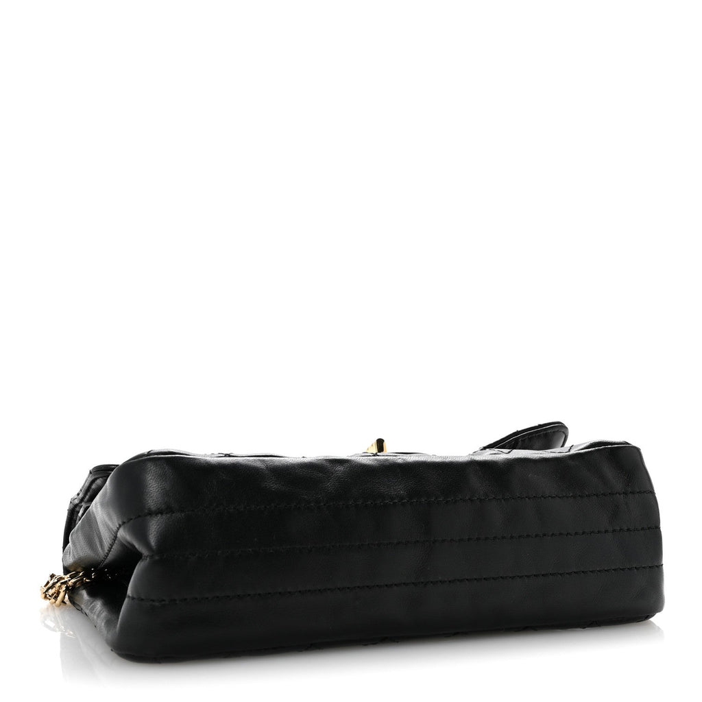 Lambskin Quilted Crush 2.55 Reissue 225 Flap Black