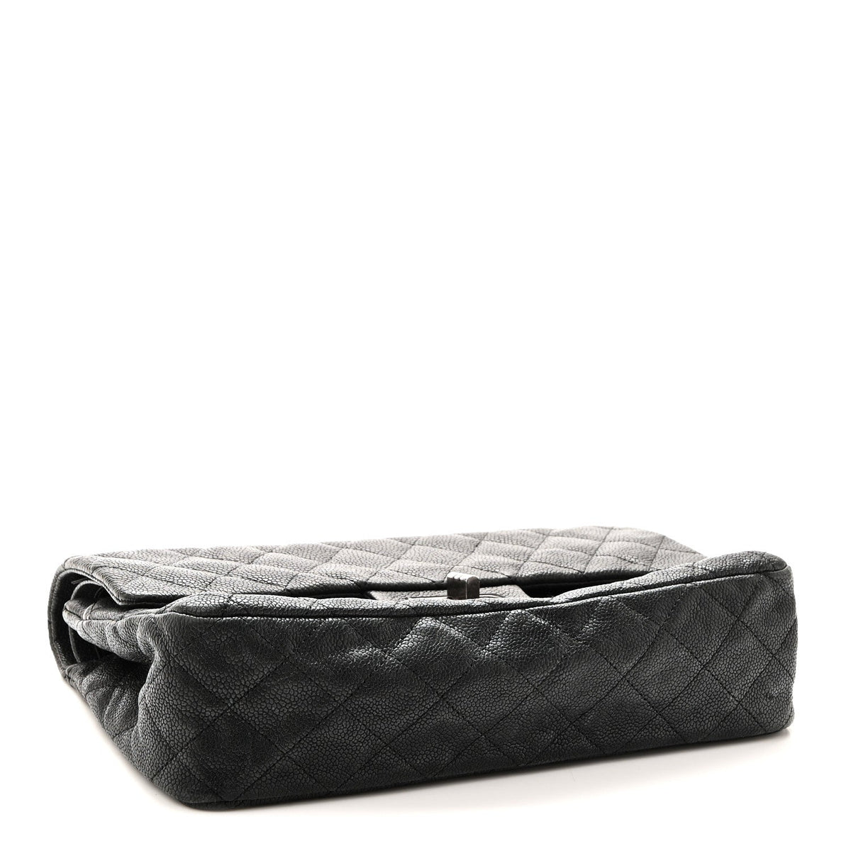 Washed Caviar Quilted 2.55 Reissue 225 Bijoux Chain Flap  Black