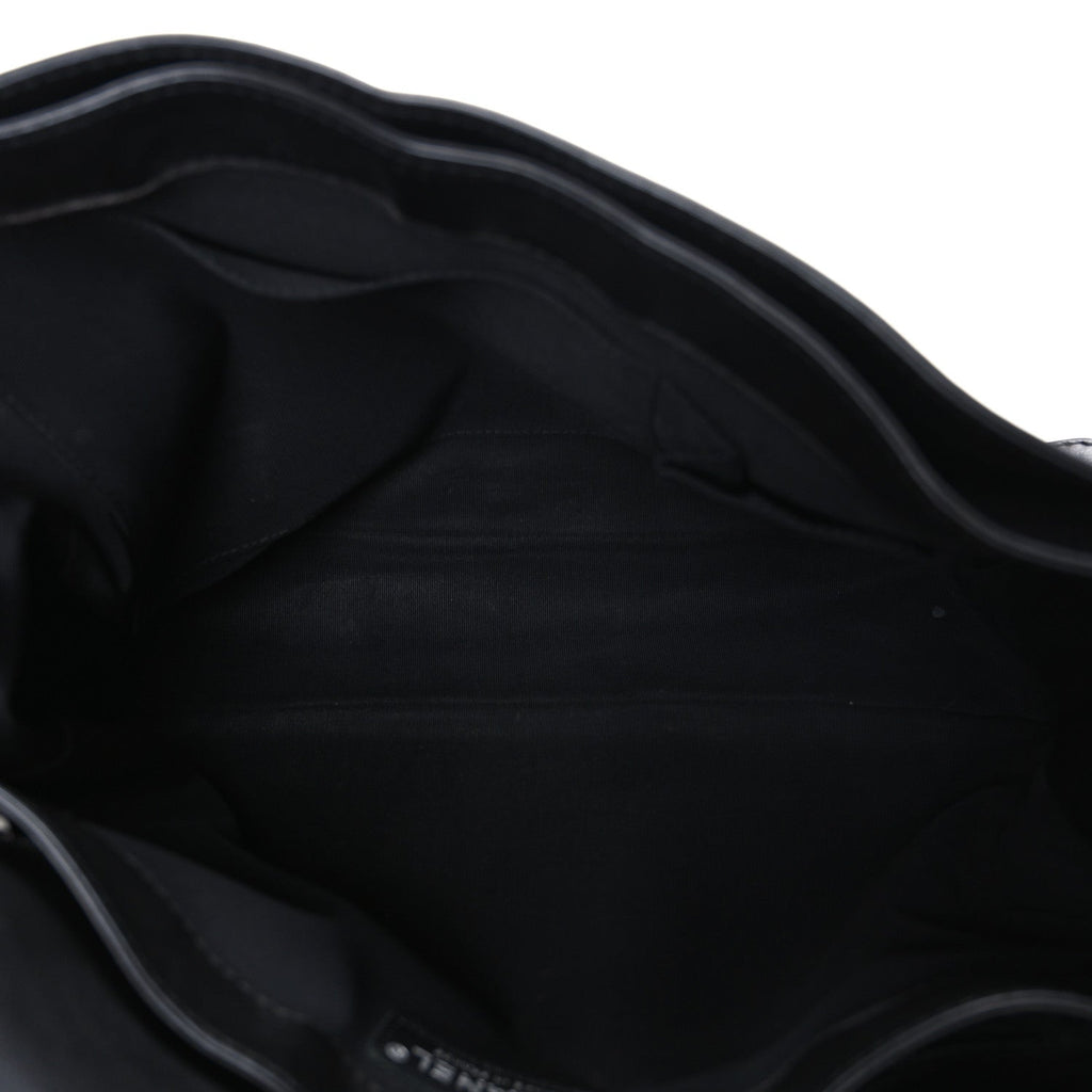Calfskin Large Boy Reverso Flap Black