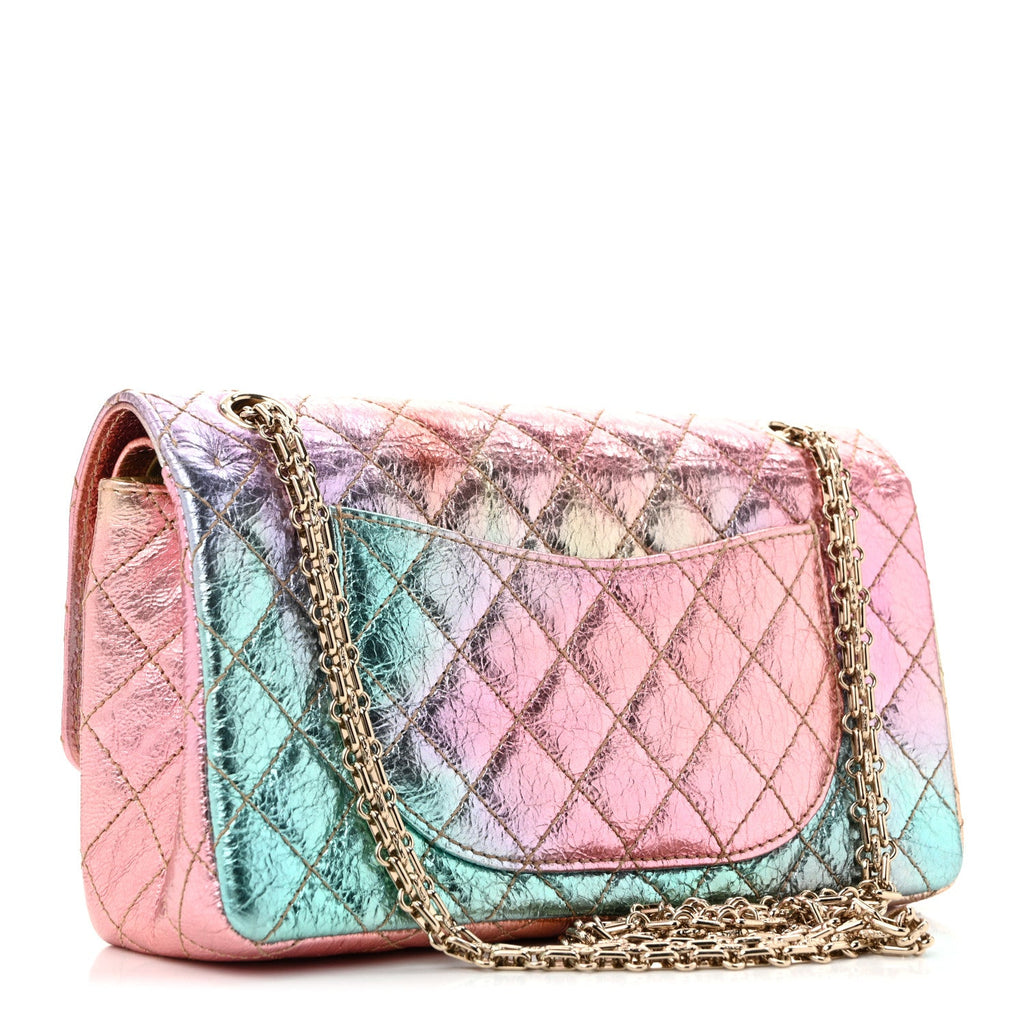 Metallic Goatskin Quilted 2.55 Reissue 225 Flap Multicolor