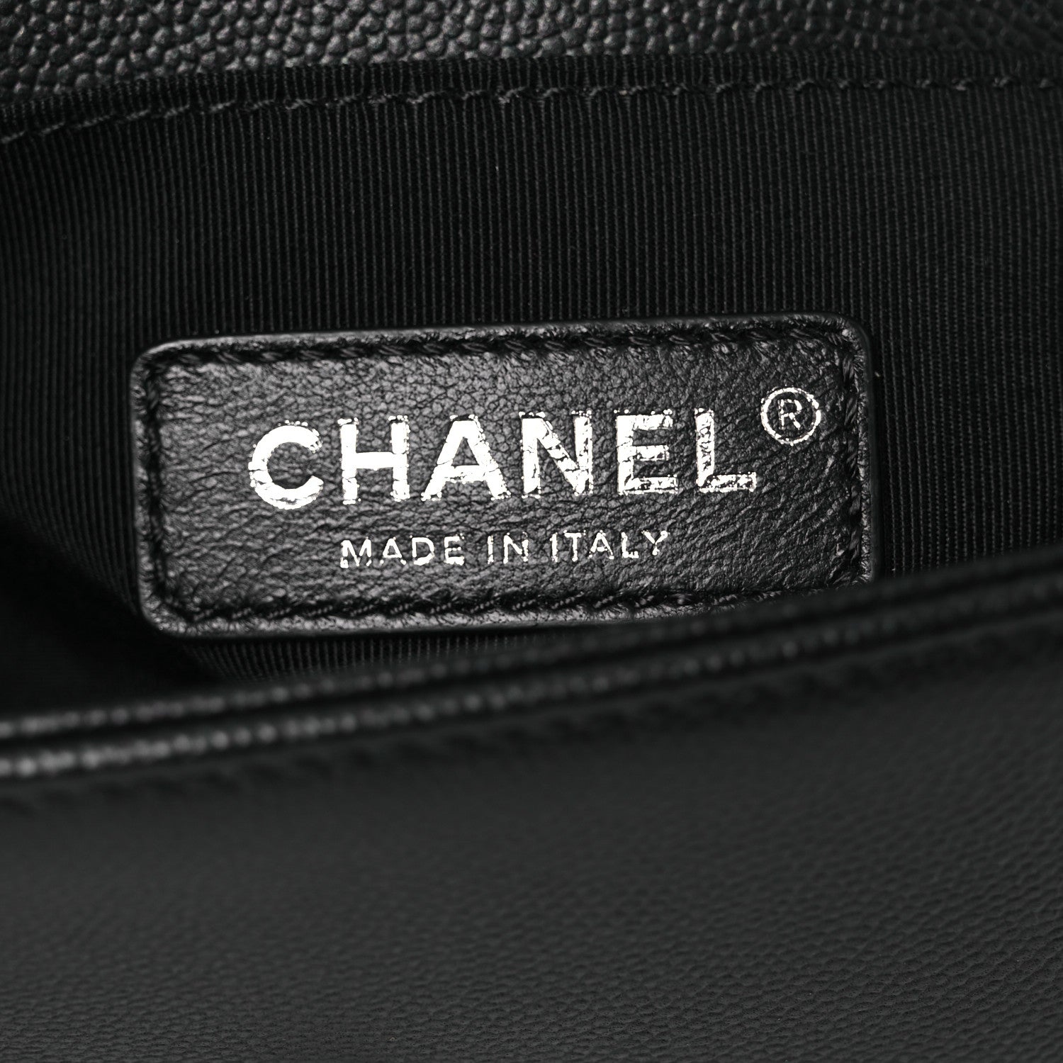 Caviar Quilted Small Boy Flap So Black