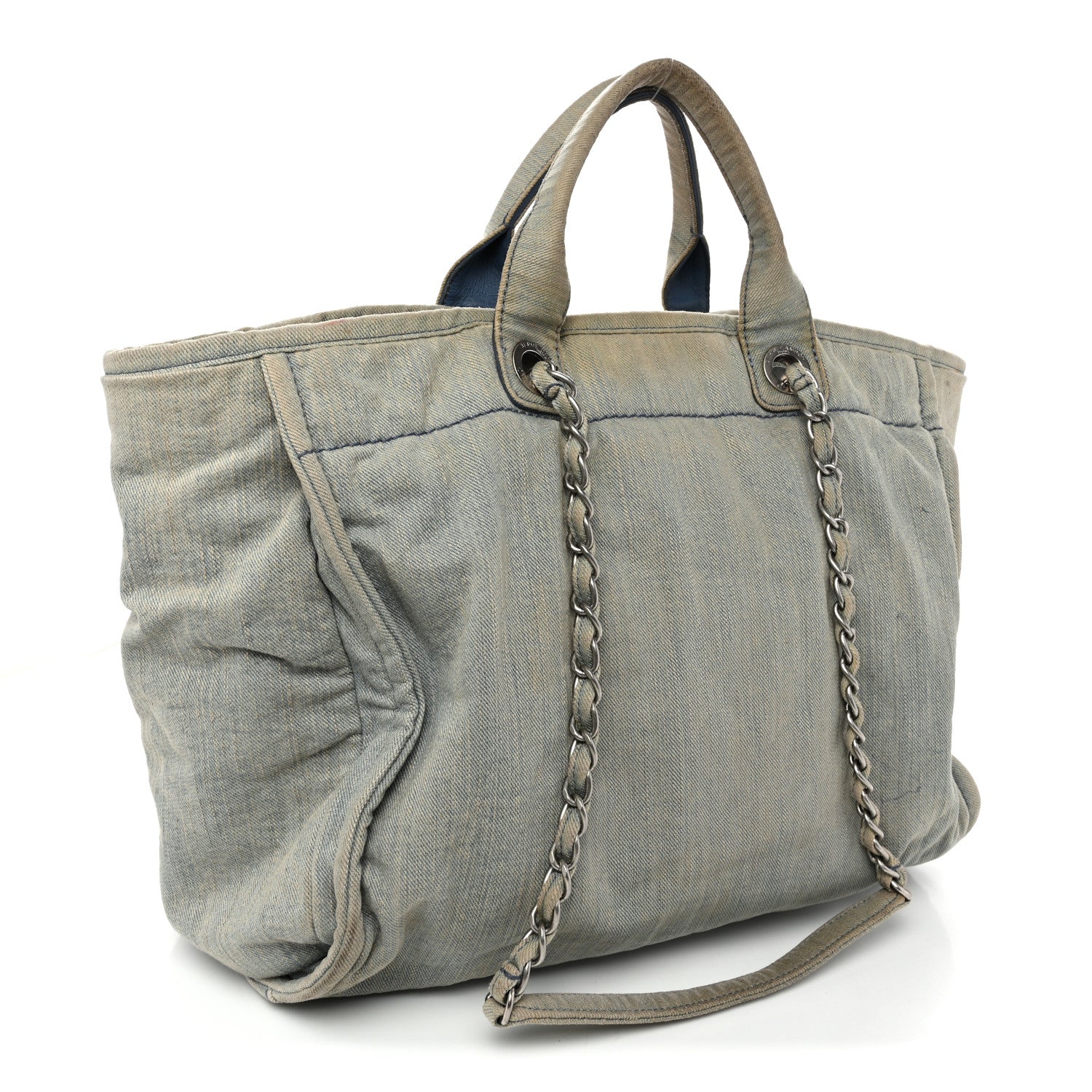Denim Medium Deauville Tote Light Blue