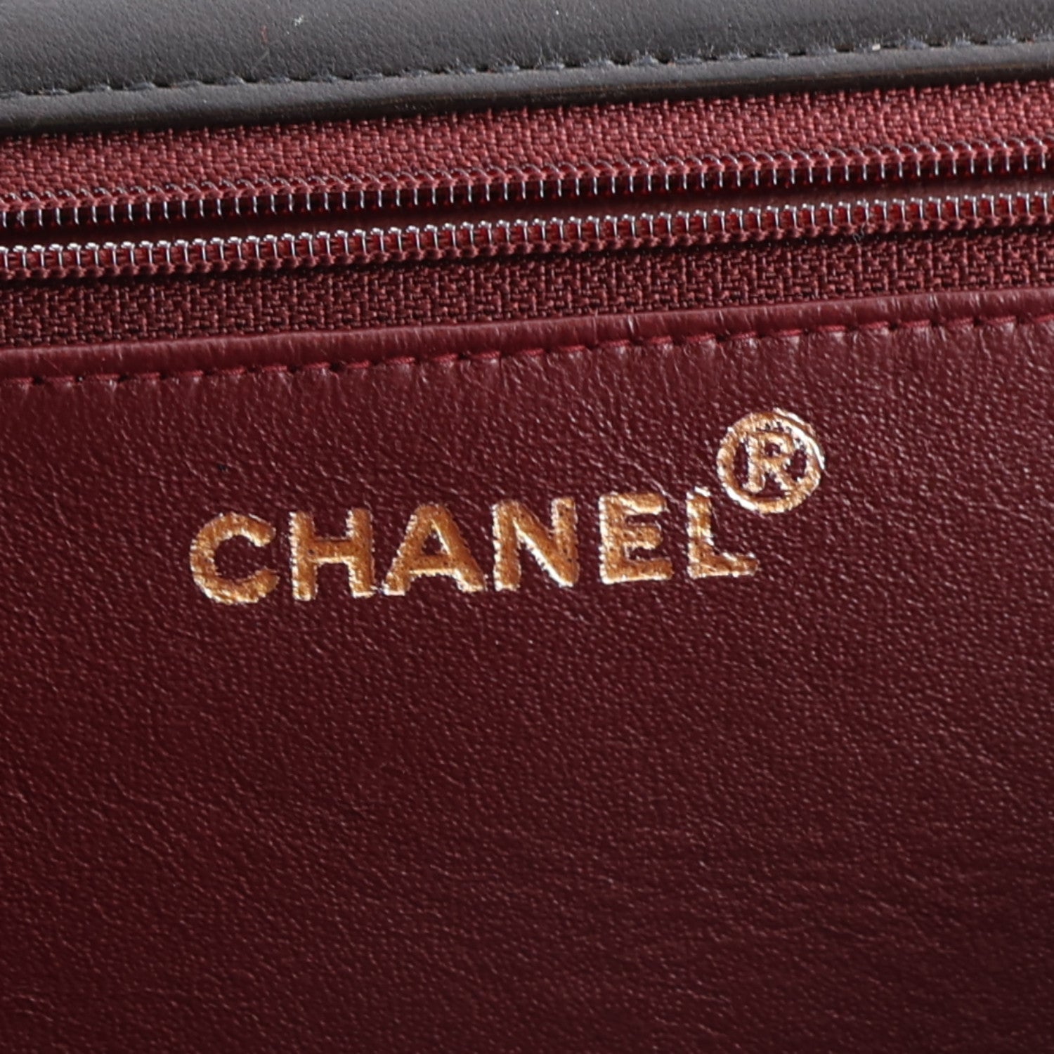 Lambskin Medium Double Flap Dark Brown