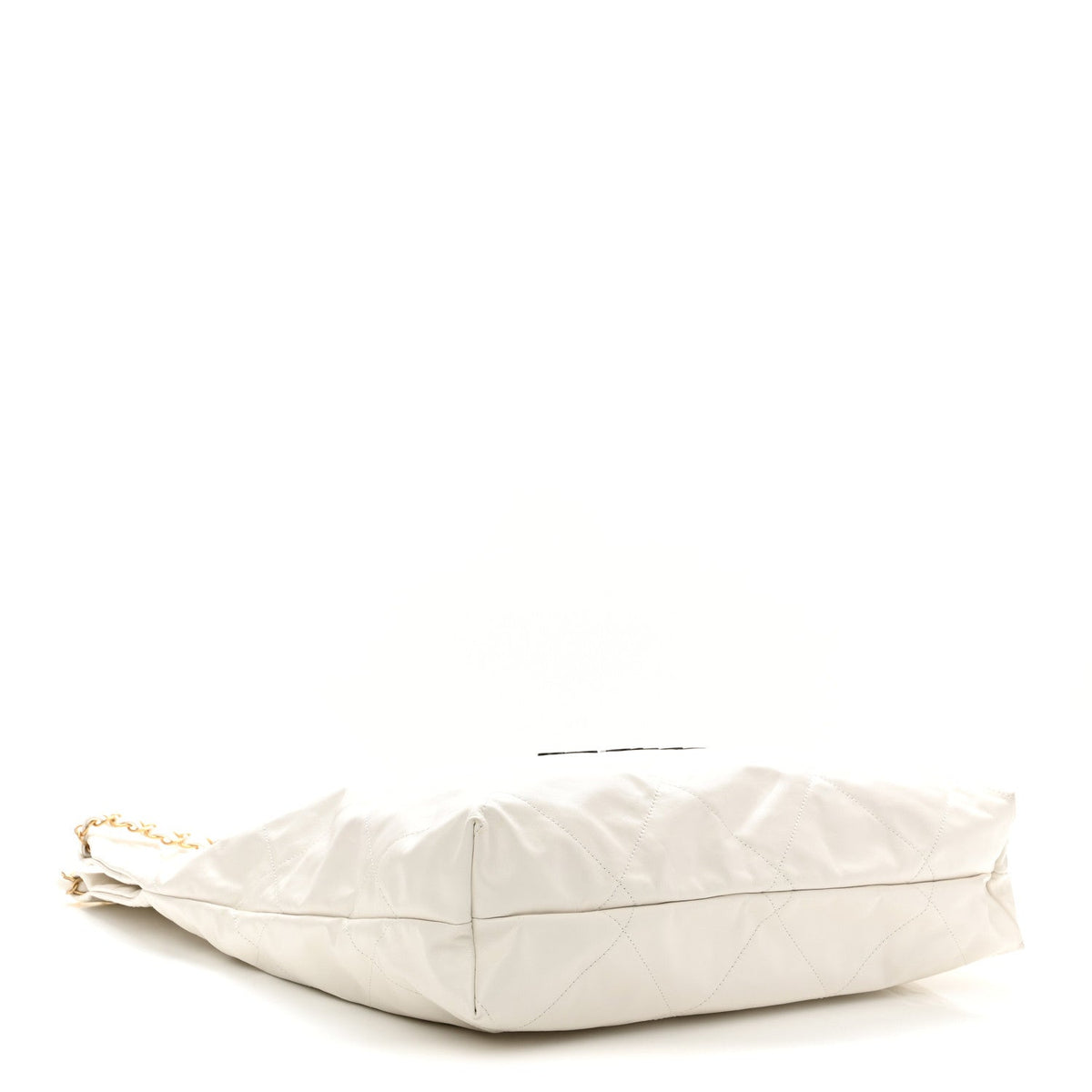 Calfskin Quilted Chanel 22 White