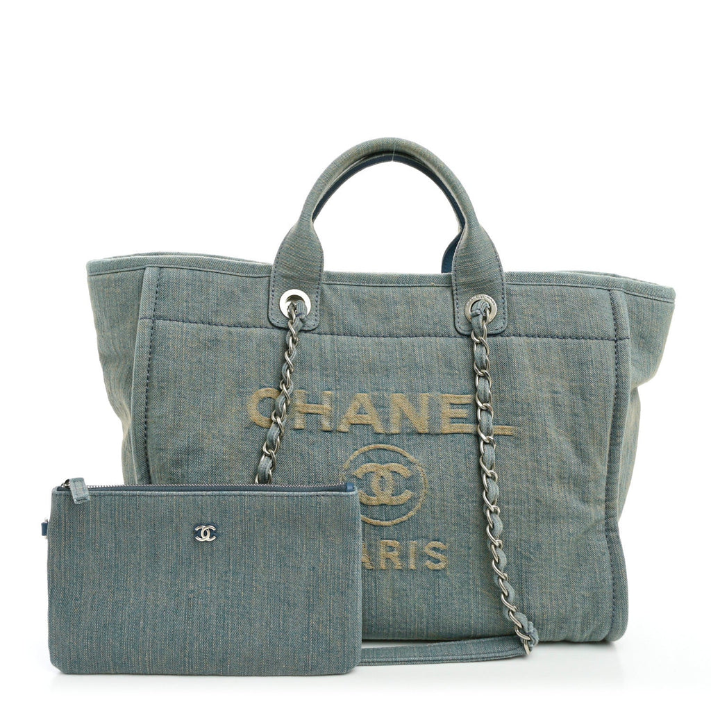 Denim Medium Deauville Tote Light Blue