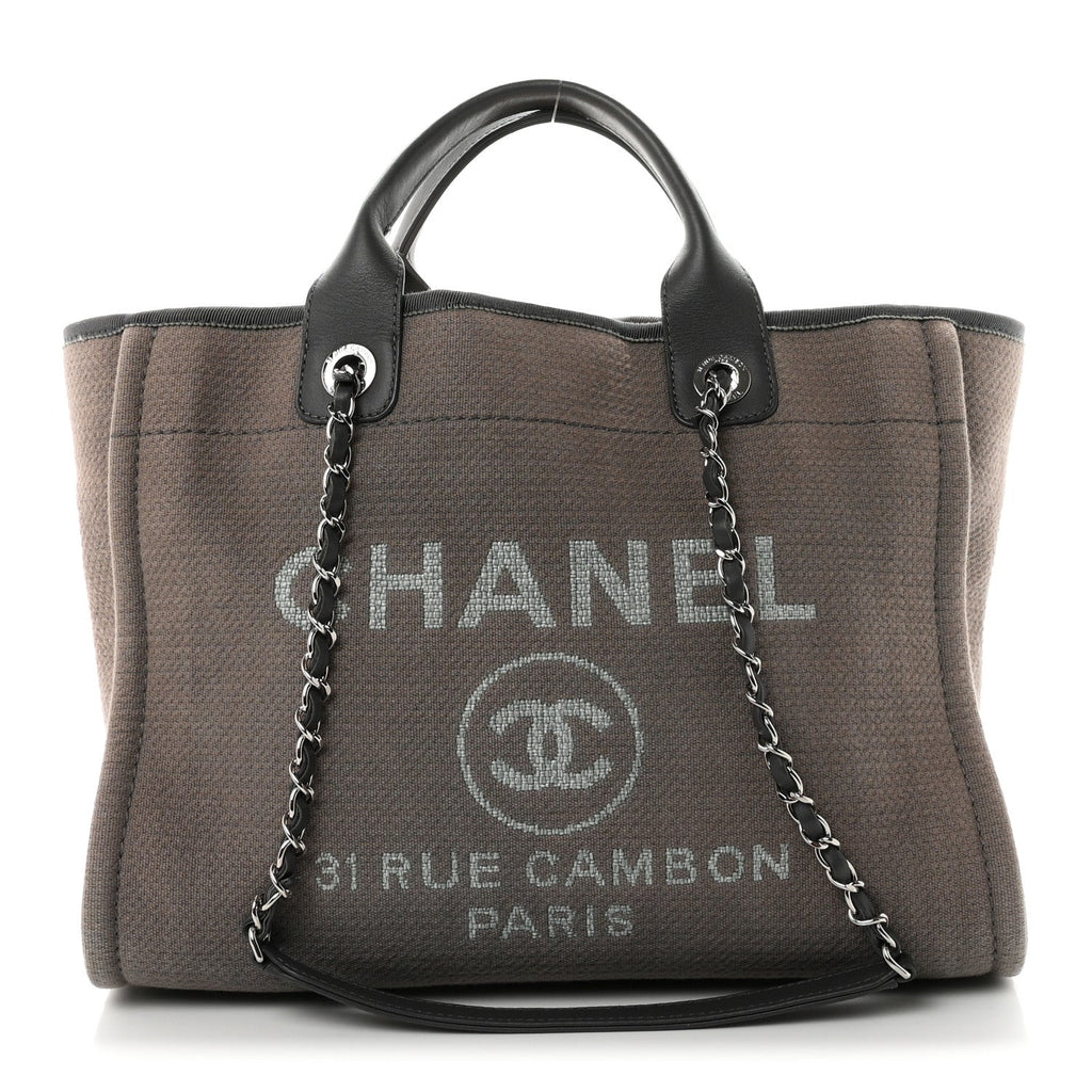 Mixed Fibers Small Deauville Tote Grey