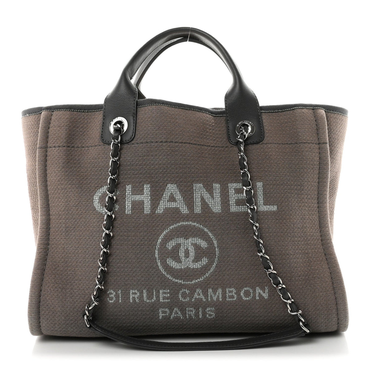 Mixed Fibers Small Deauville Tote Grey