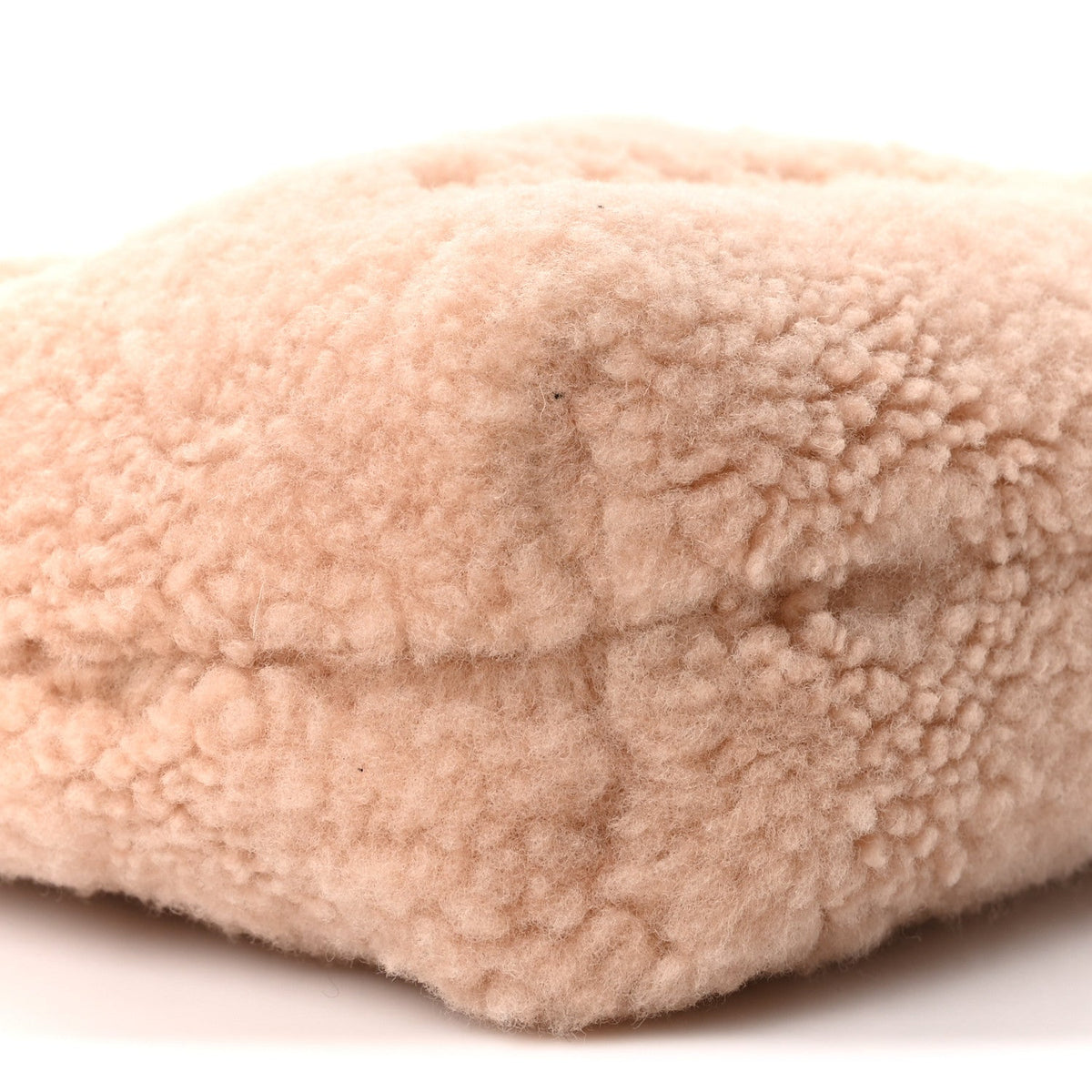 Shearling Quilted Mini Chanel 22 Light Pink