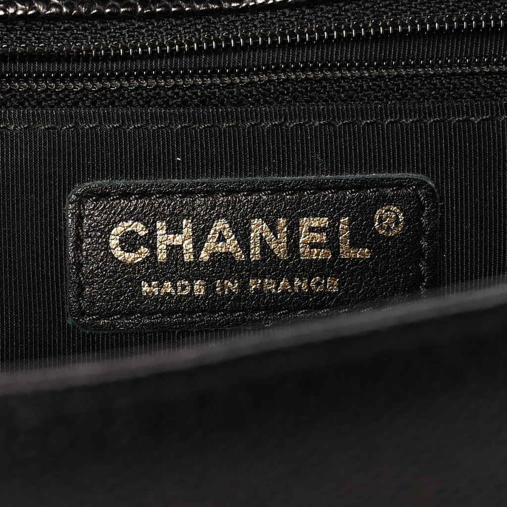 Caviar Quilted New Medium Boy Flap Black