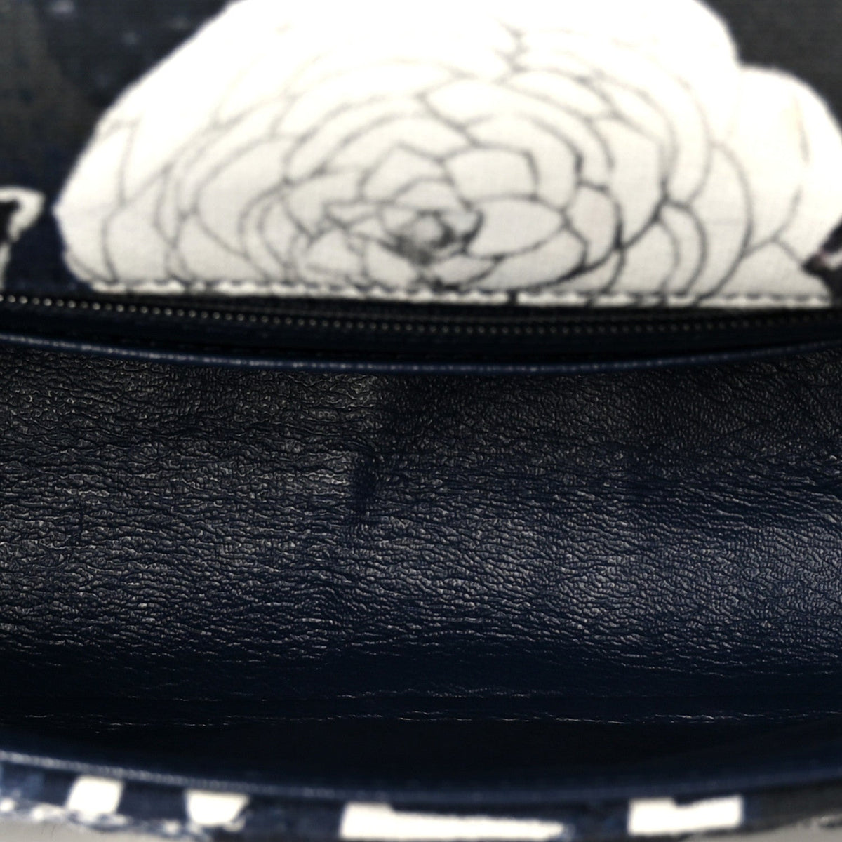 Jersey Quilted Camellia 2.55 Reissue Mini Flap Black White