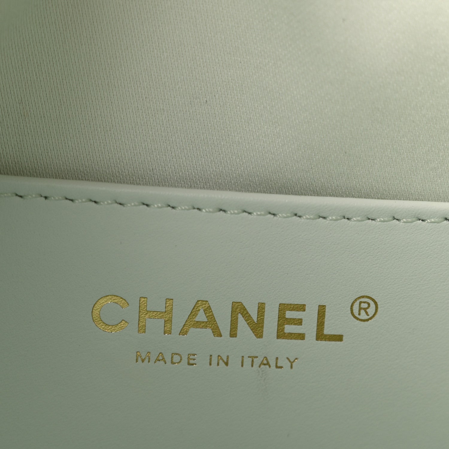 Caviar Quilted Mini Chanel 25 Handbag Light Green