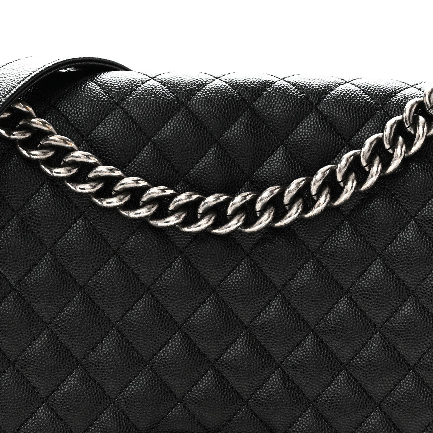 Caviar Quilted New Medium Boy Flap Black