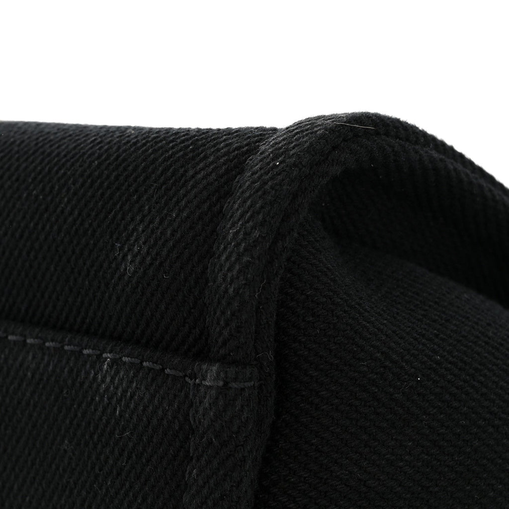 Canvas Pearl Medium Deauville Tote Black
