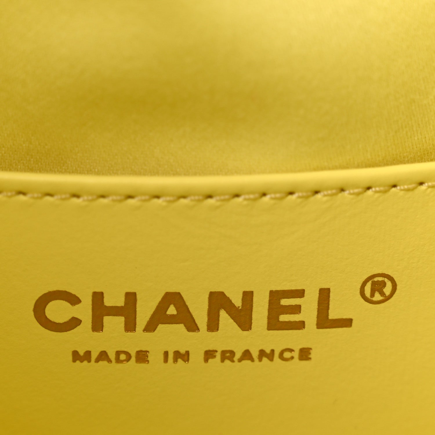 Caviar Quilted Small Chanel 25 Handbag Light Yellow