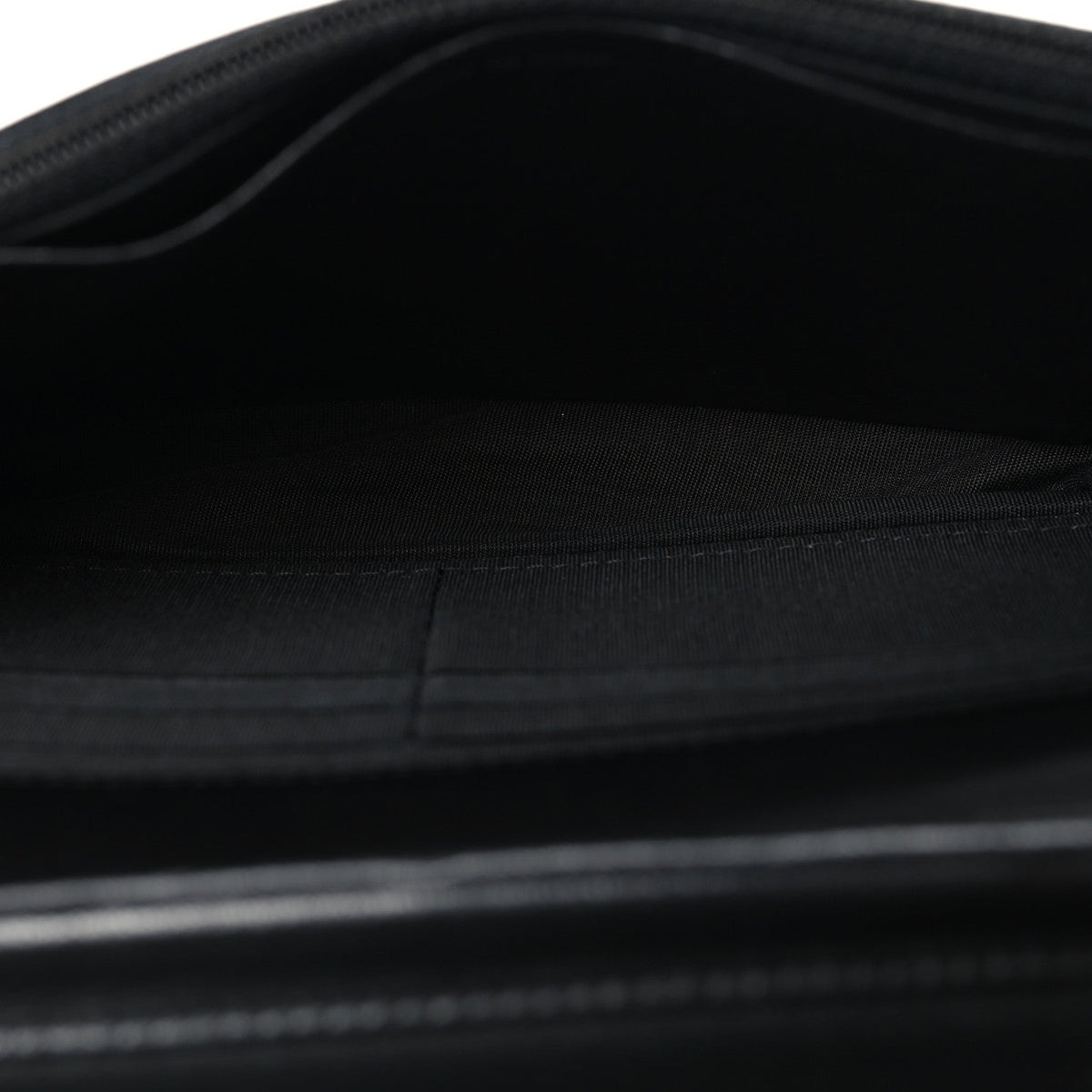 Lambskin Quilted Boy Wallet On Chain WOC Black