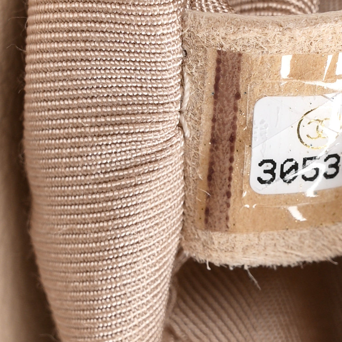 Goatskin Quilted Large Chanel 19 Flap Beige