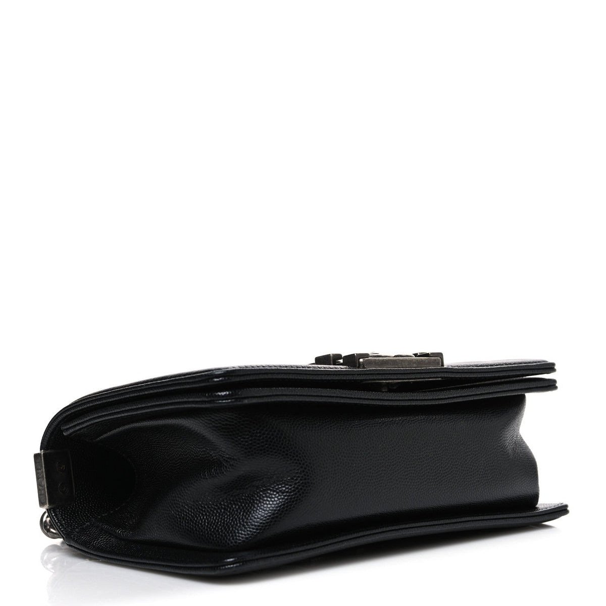 Caviar Quilted Small Boy Flap Black