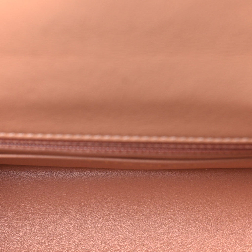 Aged Calfskin Quilted 2.55 Reissue Mini Flap Beige
