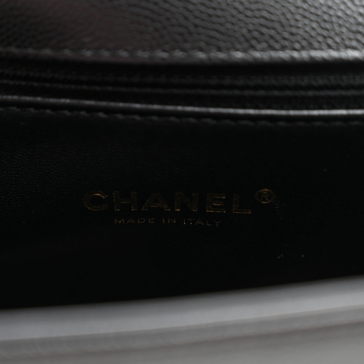 Lambskin Quilted New Medium Boy Flap Black