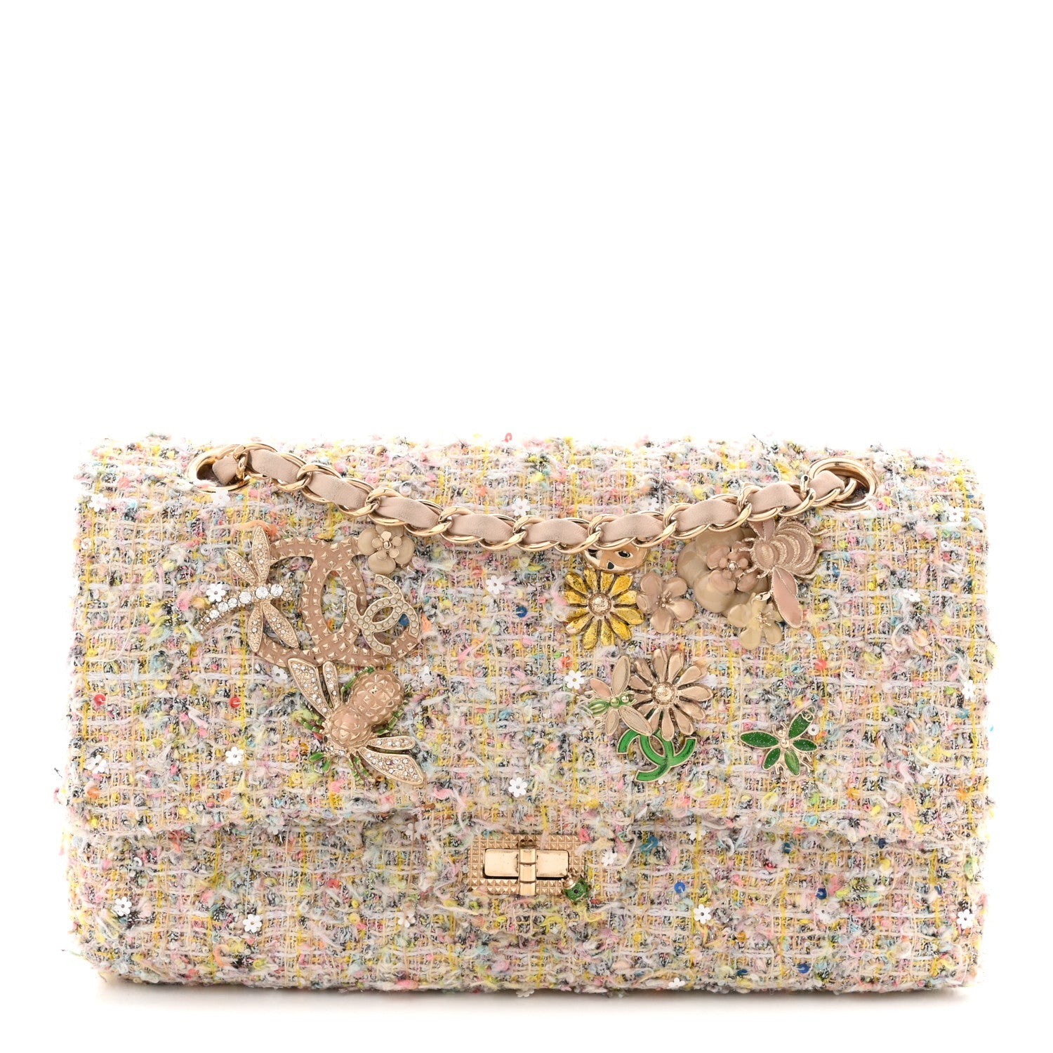 Tweed Garden Party 2.55 Reissue 225 Flap Multicolor