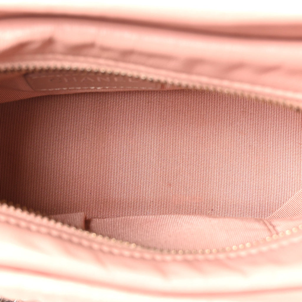 Aged Calfskin Quilted Small Gabrielle Hobo Pink