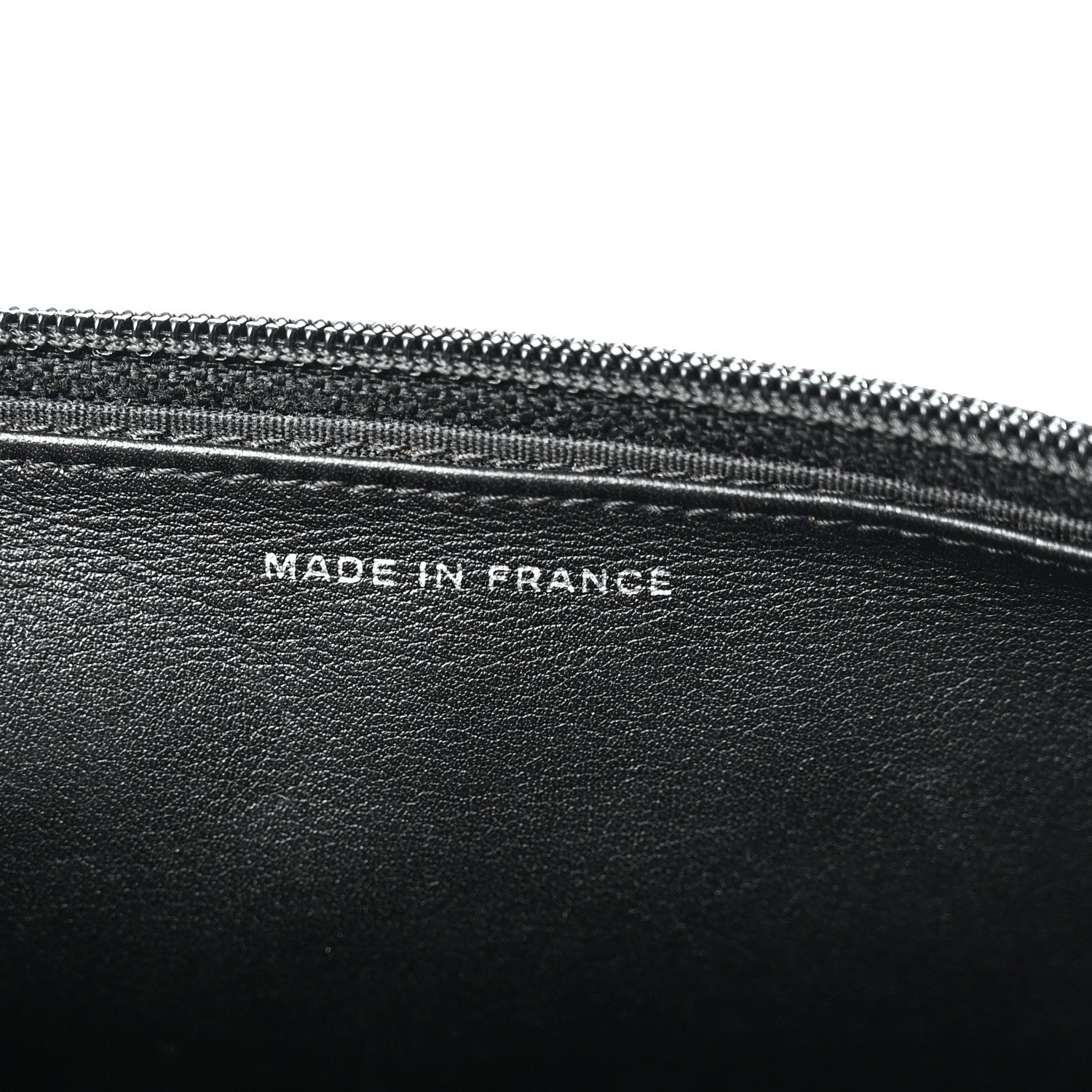Calfskin Chevron Quilted Braided Boy Wallet On Chain WOC Black