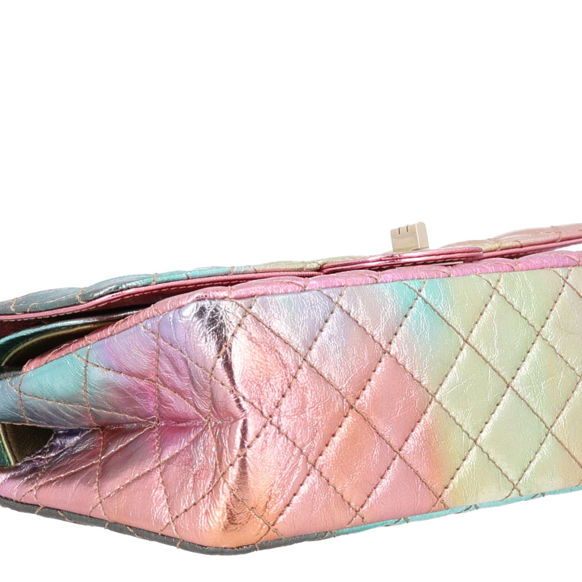 Metallic Goatskin Quilted 2.55 Reissue 225 Flap Multicolor