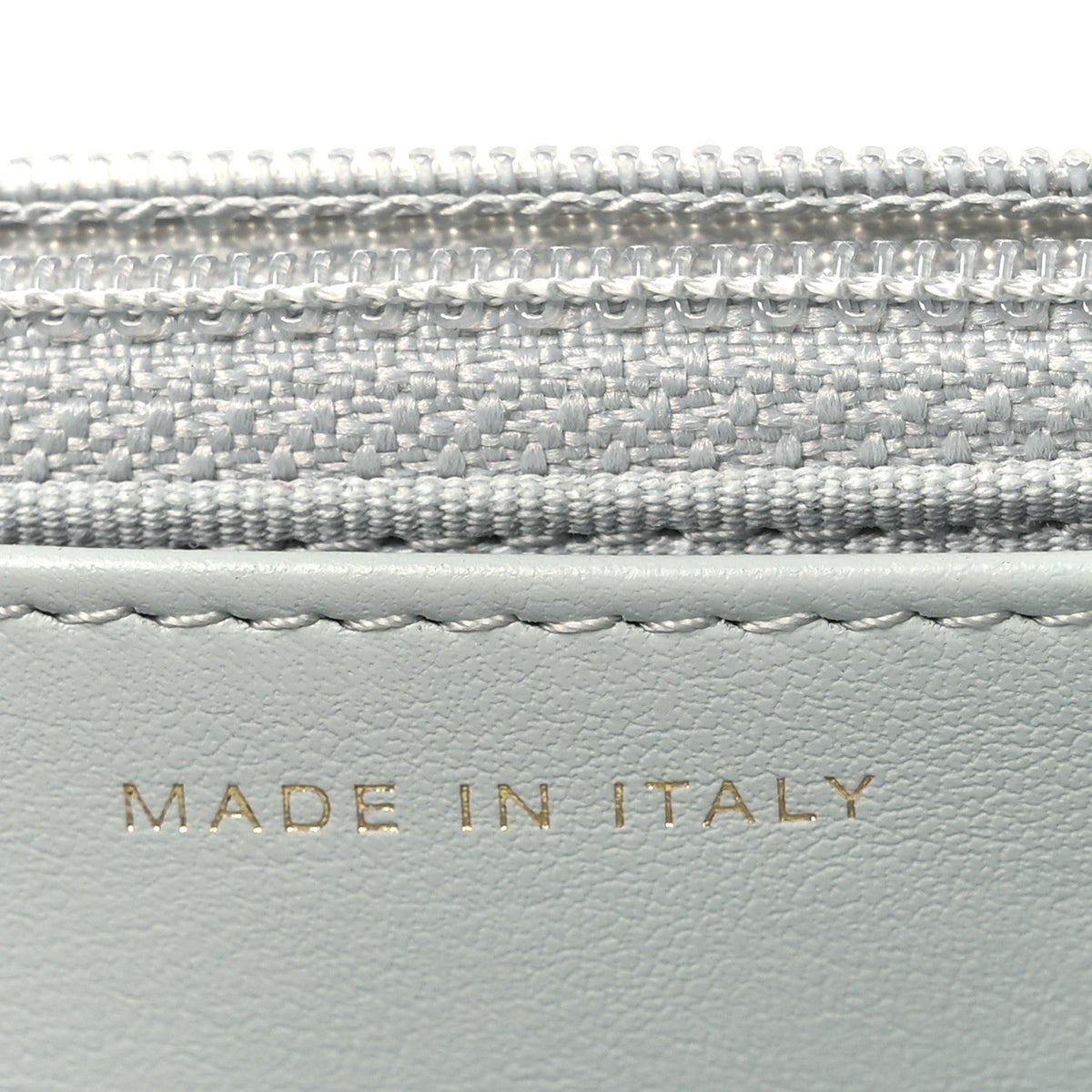 Lambskin Quilted Chanel 19 Wallet On Chain WOC Light Blue