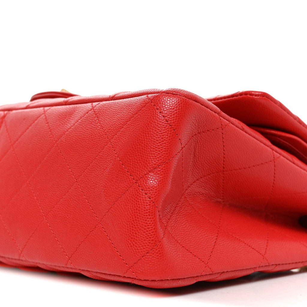Caviar Chevron Quilted 2.55 Reissue 227 Flap Red